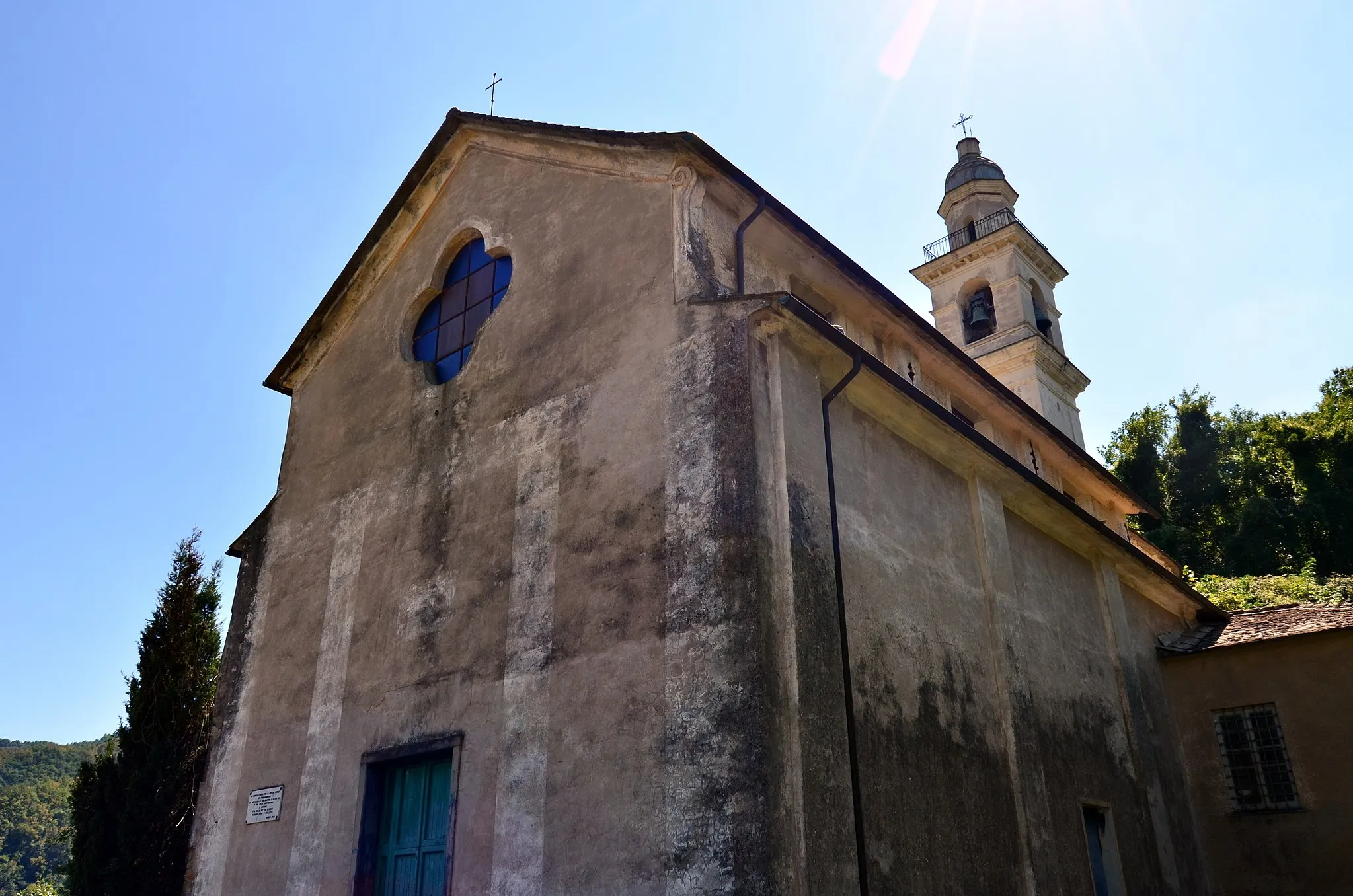Photo showing: La chiesa di San Martino, Dezerega, Coreglia Ligure, Liguria, Italy