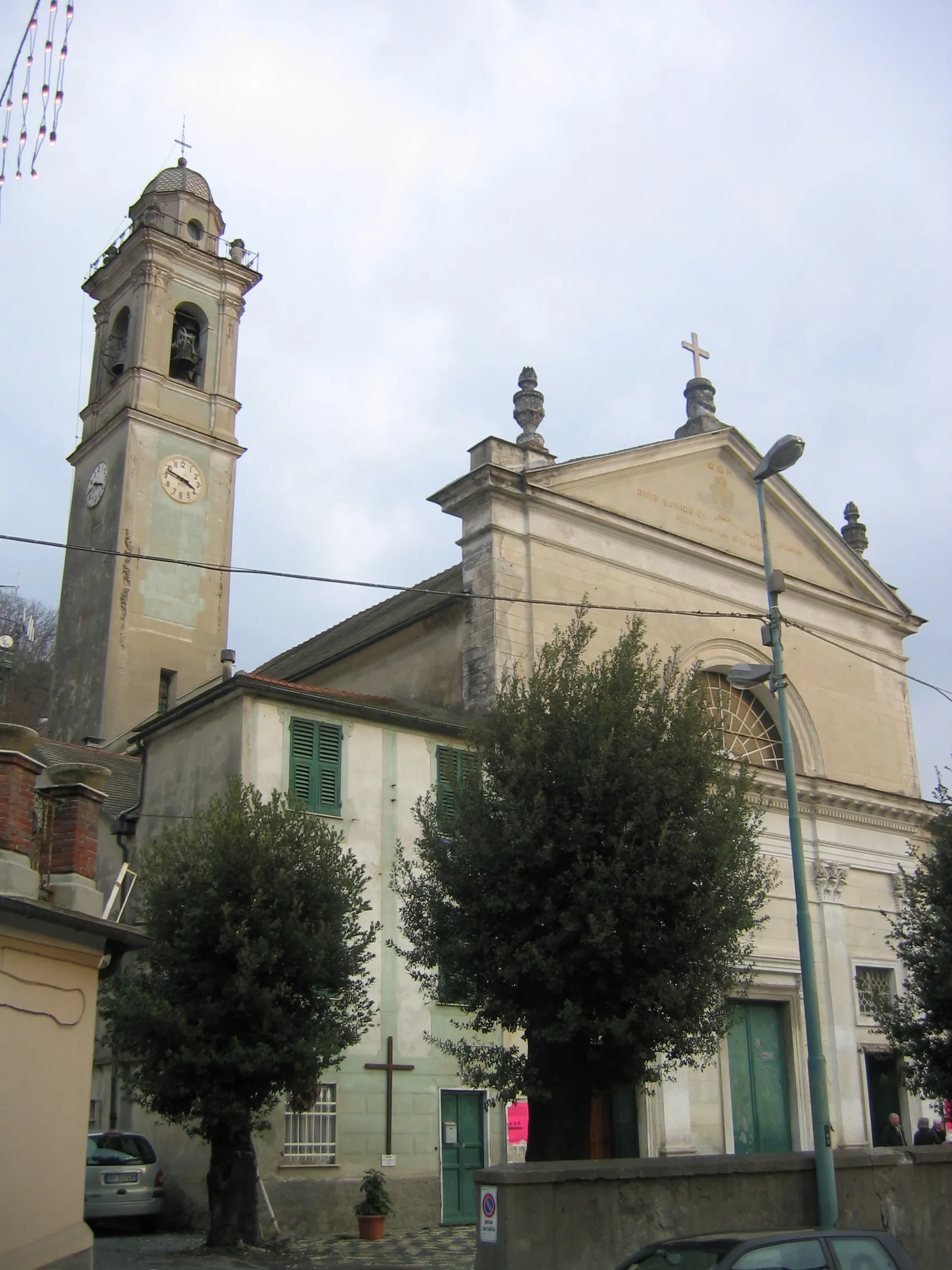 Photo showing: Chiesa parrocchiale di S. Quirico  (Genova)