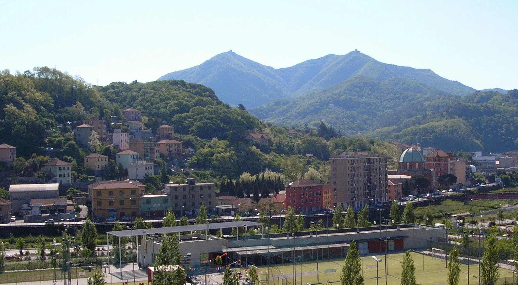 Photo showing: Genova-Bolzaneto, veduta della località Serro