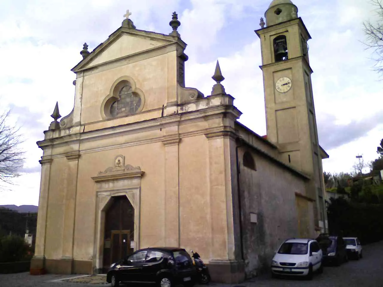Photo showing: Chiesa di San Giorgio della frazione di Sanda in Celle Ligure (Italy)