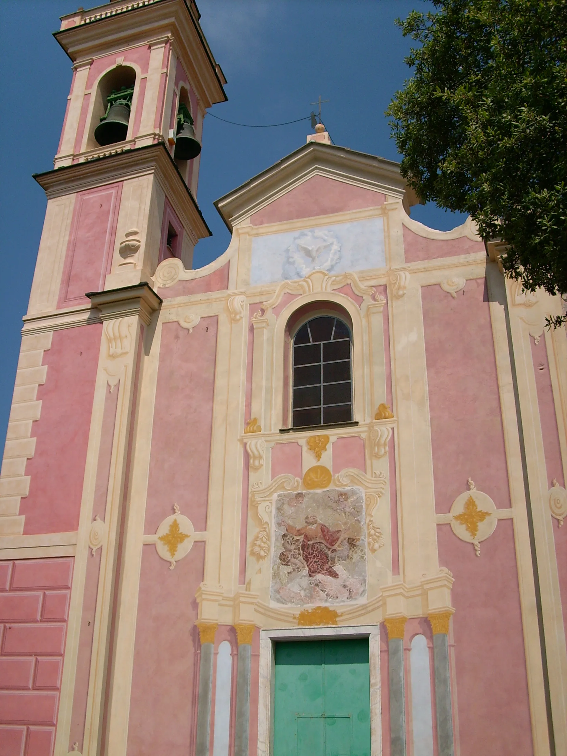 Photo showing: Chiesa di san Tomaso del Curlo presso Leivi, Liguria, Italia
