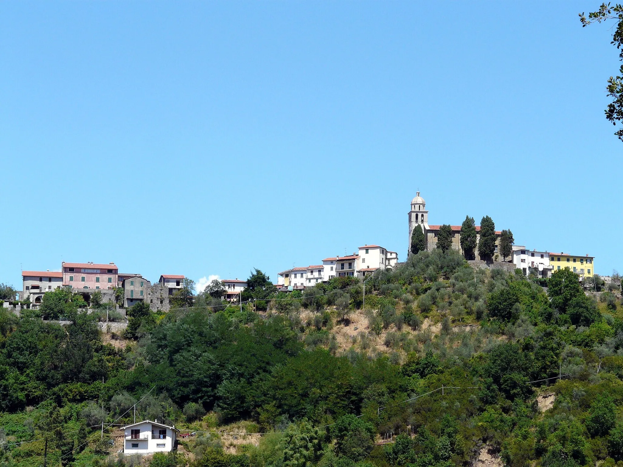 Photo showing: Panorama di Cassana, Borghetto di Vara, Liguria, Italia