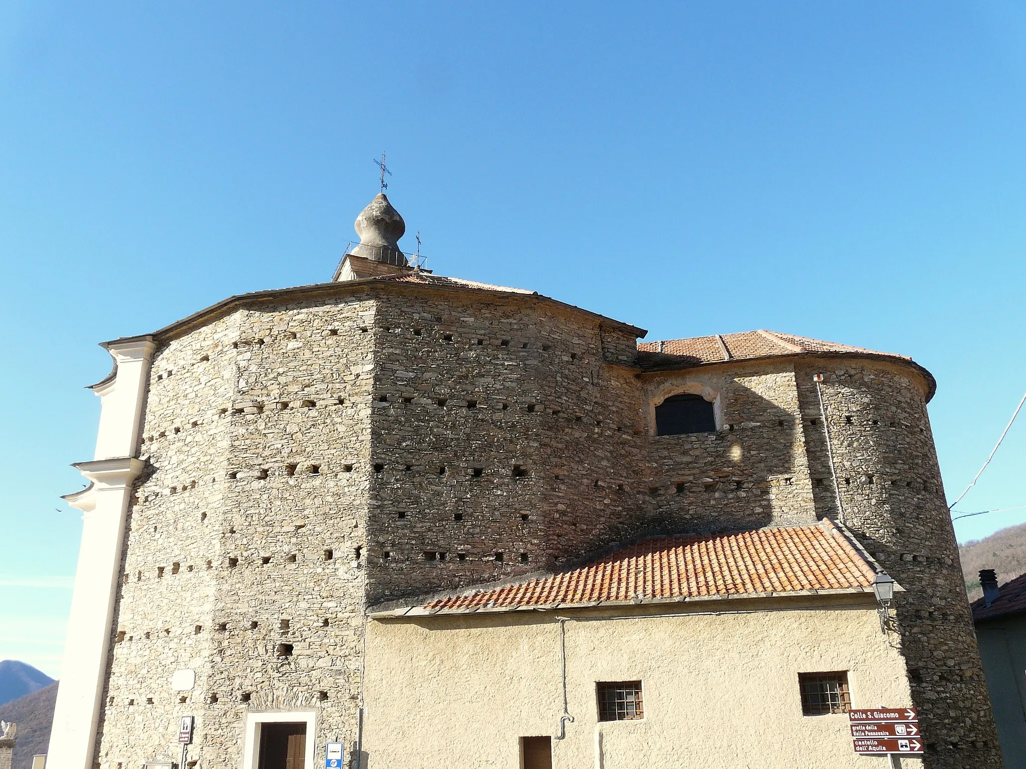 Photo showing: Chiesa di Santa Reparata, Aquila d'Arroscia, Liguria, Italia
