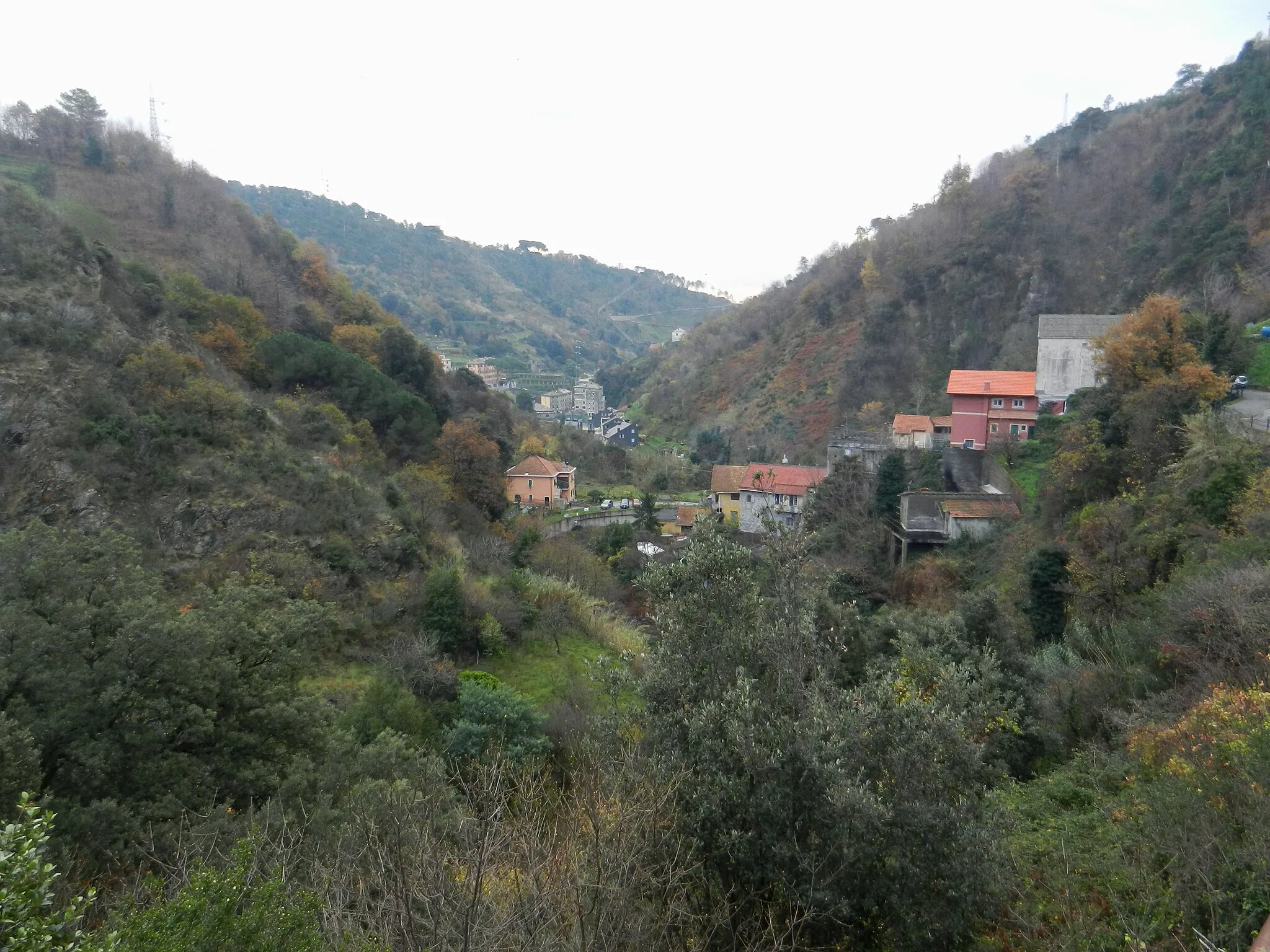 Photo showing: Genoa, Italy, quarter of Pegli, Val Varenna, Cantalupo creek