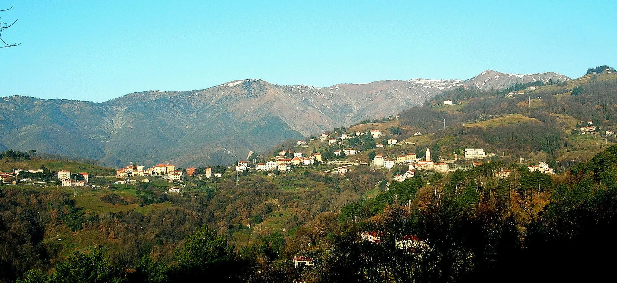 Photo showing: Veduta di Langasco (Campomorone, Genova)