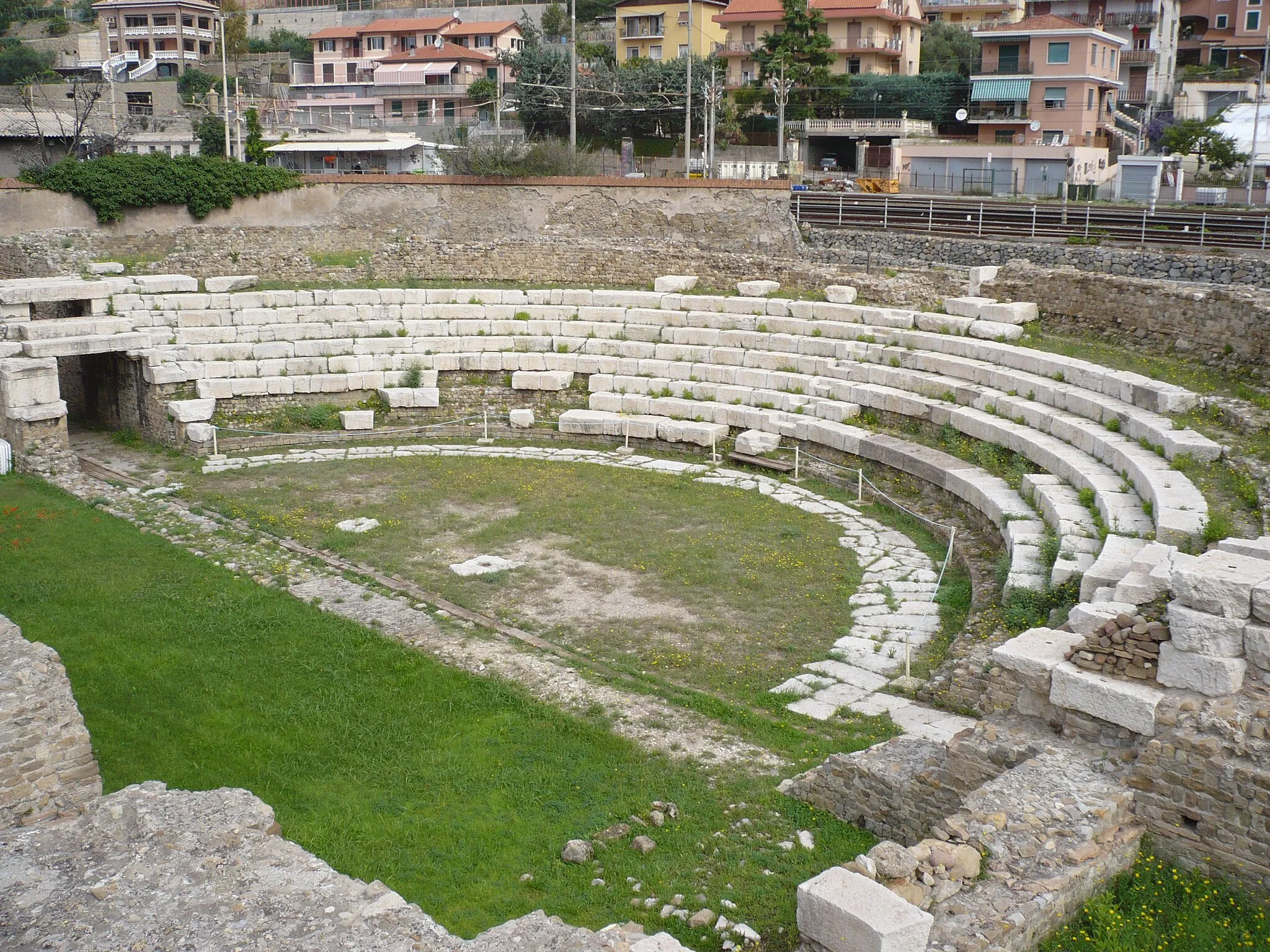 Photo showing: Roman theatre of Ventimiglia, Italy