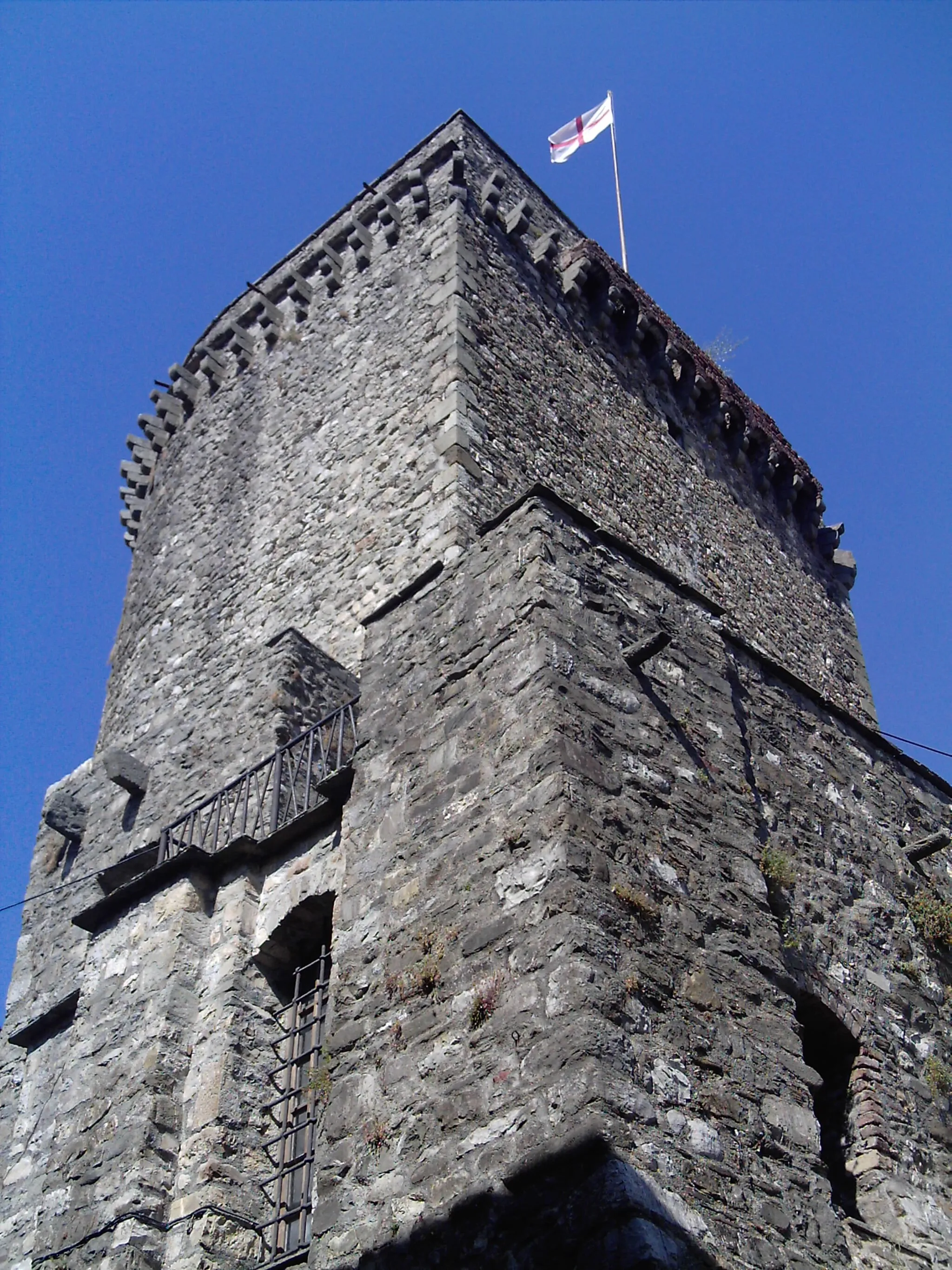 Photo showing: Torre del Piccinino del castello Fieschi di Varese Ligure, Liguria, Italia