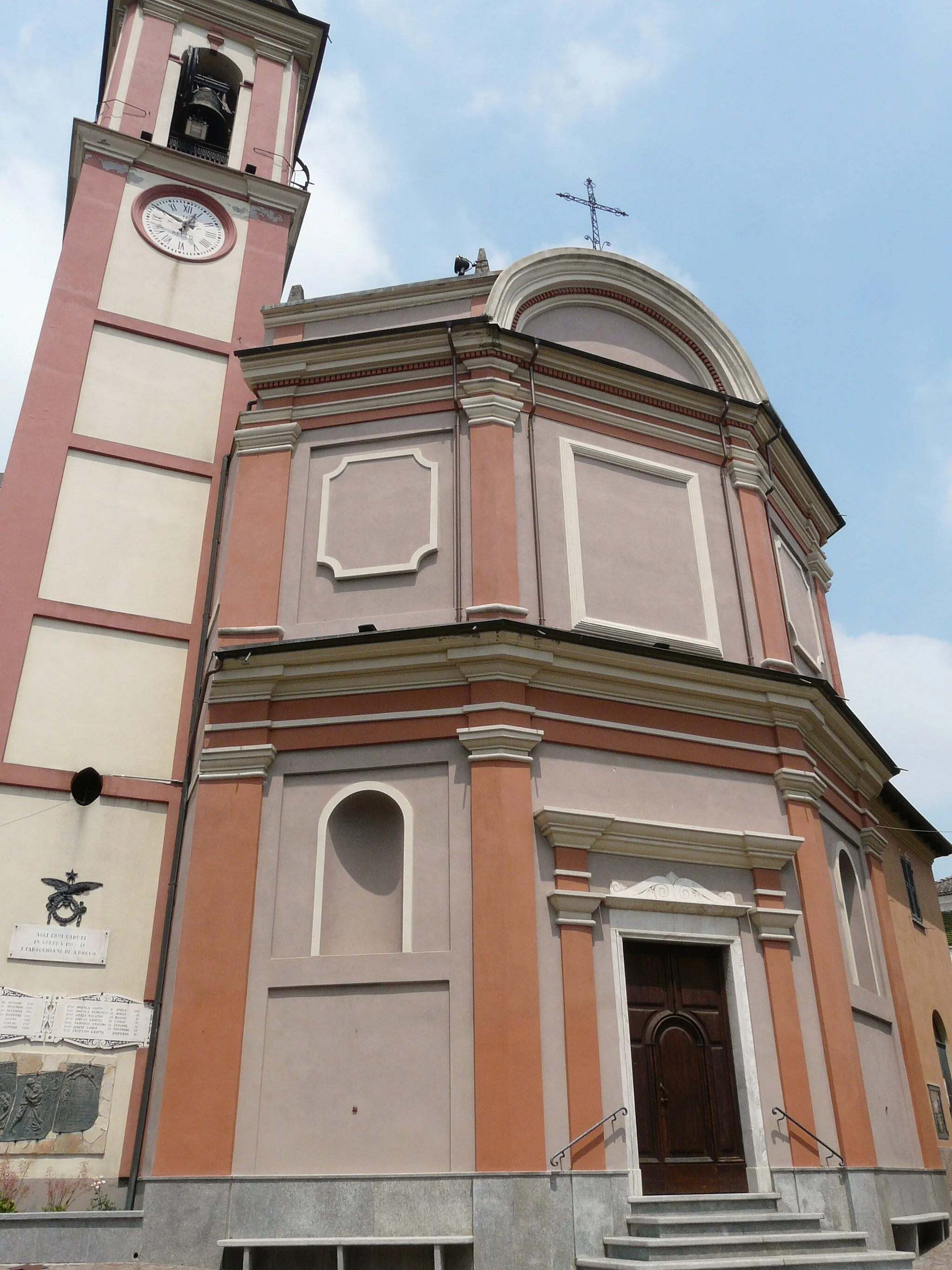 Photo showing: Chiesa dei Santi Rocco e Sebastiano, Parodi Ligure, Piemonte, Italia