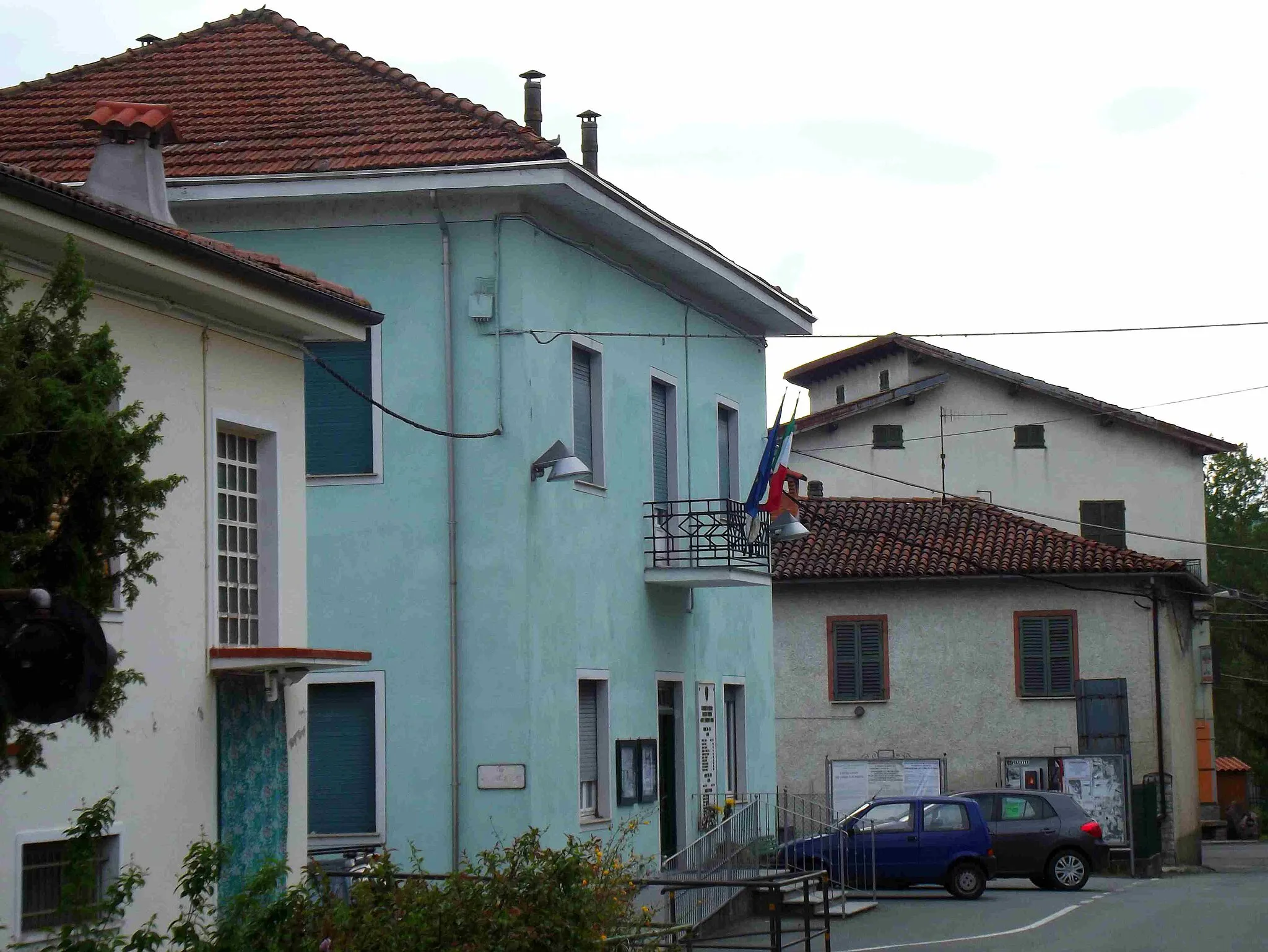 Photo showing: Merana (AL, Italy): town hall