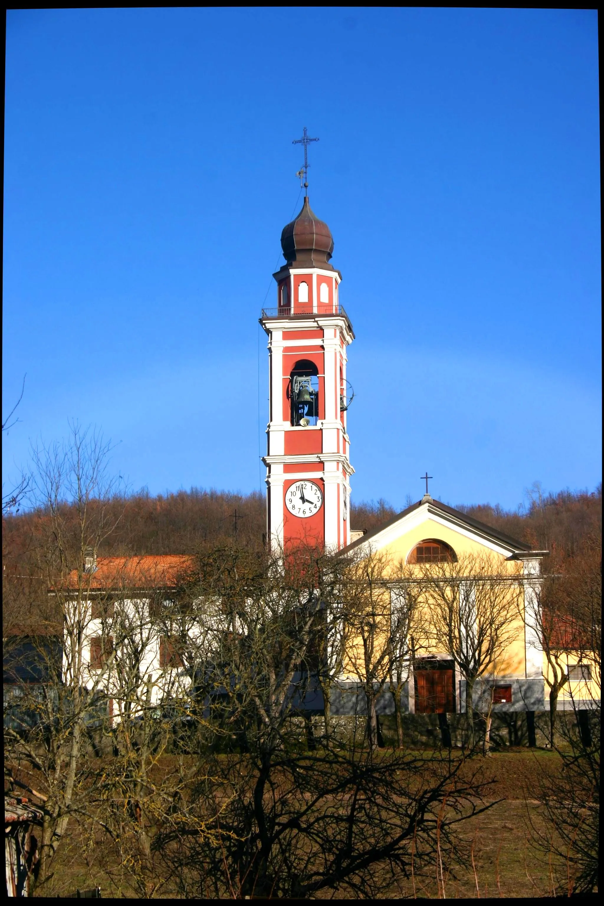 Photo showing: The church of Pagliaro Superiore in Borbera Valley (municipality of Rocchetta Ligure, AL)