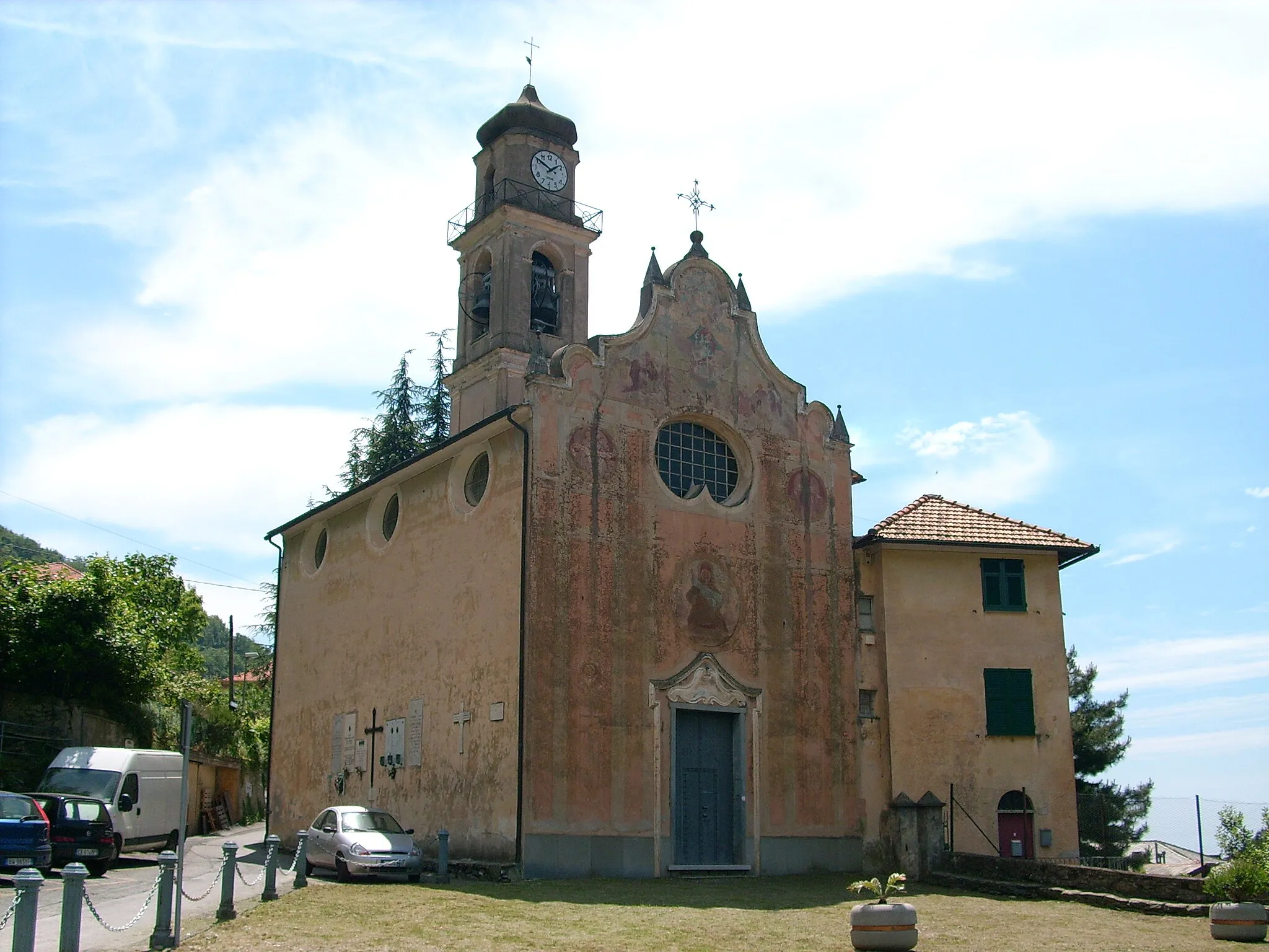 Photo showing: Chiesa di San Pietro Apostolo di Capreno (Sori), Liguria, Italia