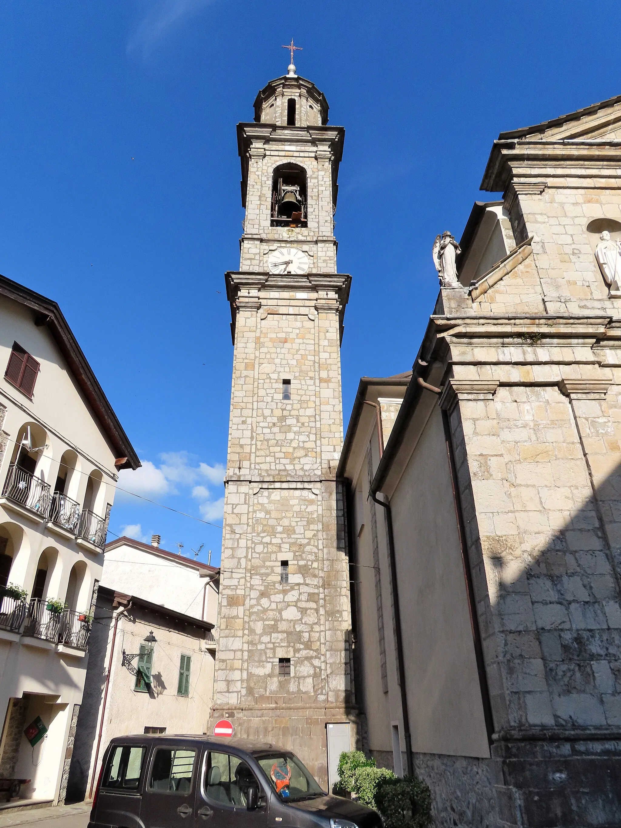 Photo showing: Campanile del santuario della Natività di Maria Vergine