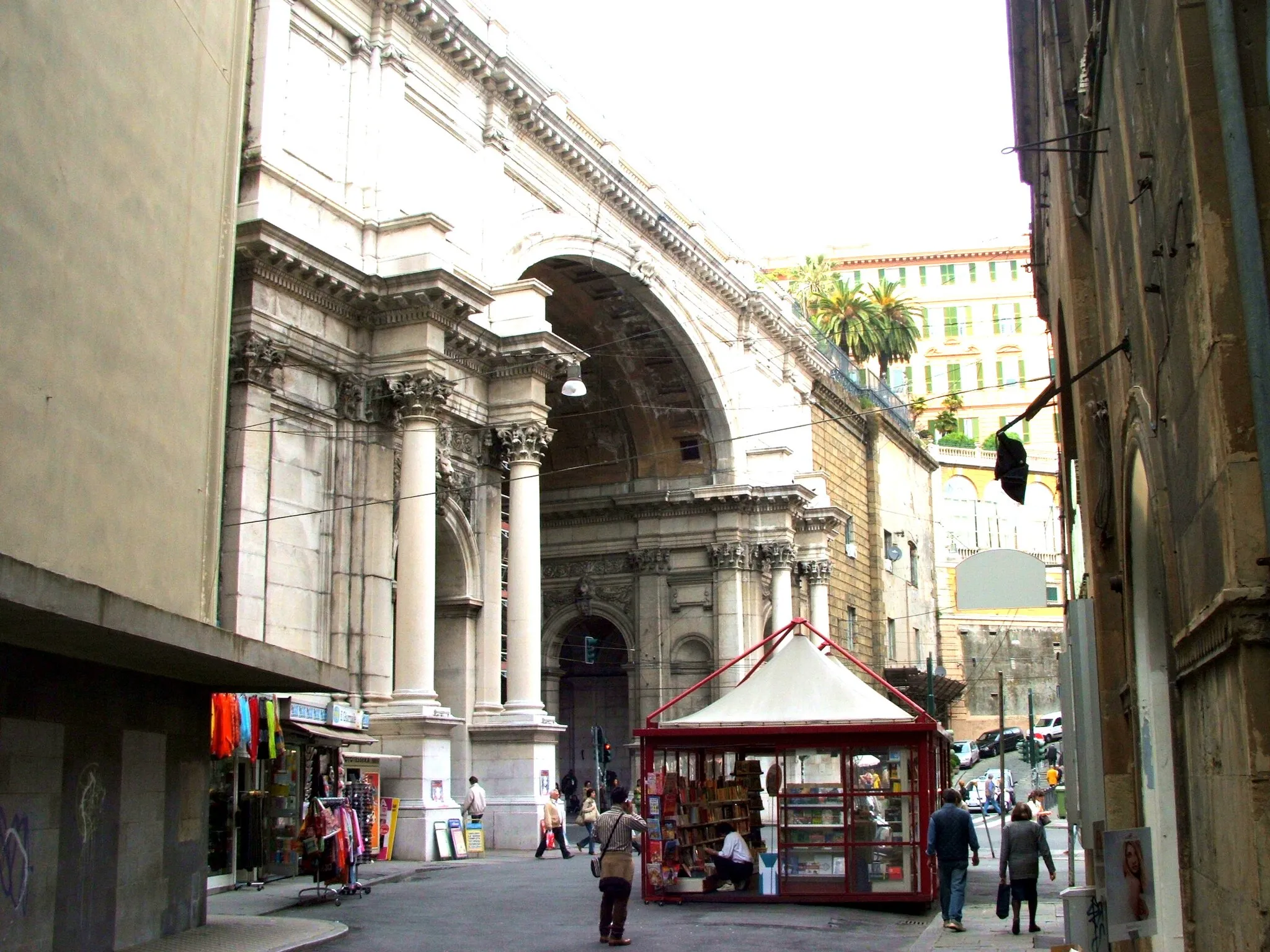 Photo showing: Genova, via XX Settembre, Ponte monumentale