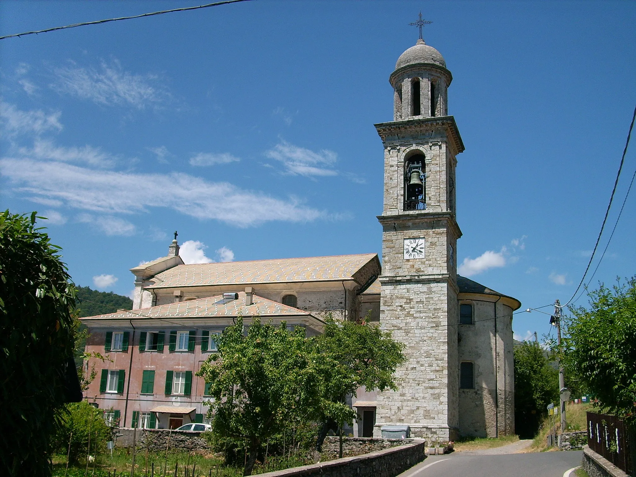 Photo showing: Chiesa di san Giovanni Battista di Rovegno, Liguria, Italia