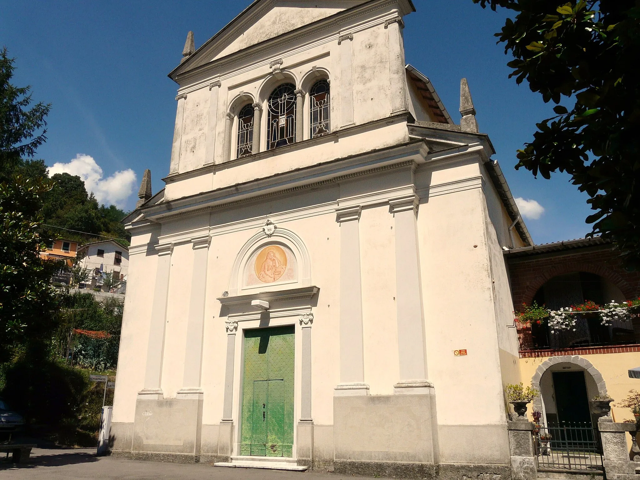 Photo showing: Chiesa di Santa Maria Maddalena, Lumarzo, Liguria, Italia