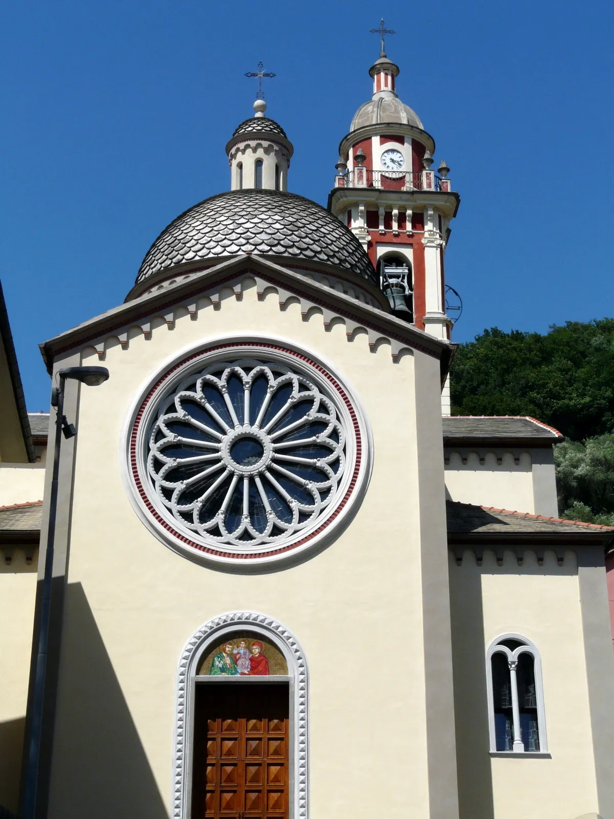 Photo showing: La chiesa di San Marziano, Carasco, Liguria, Italia