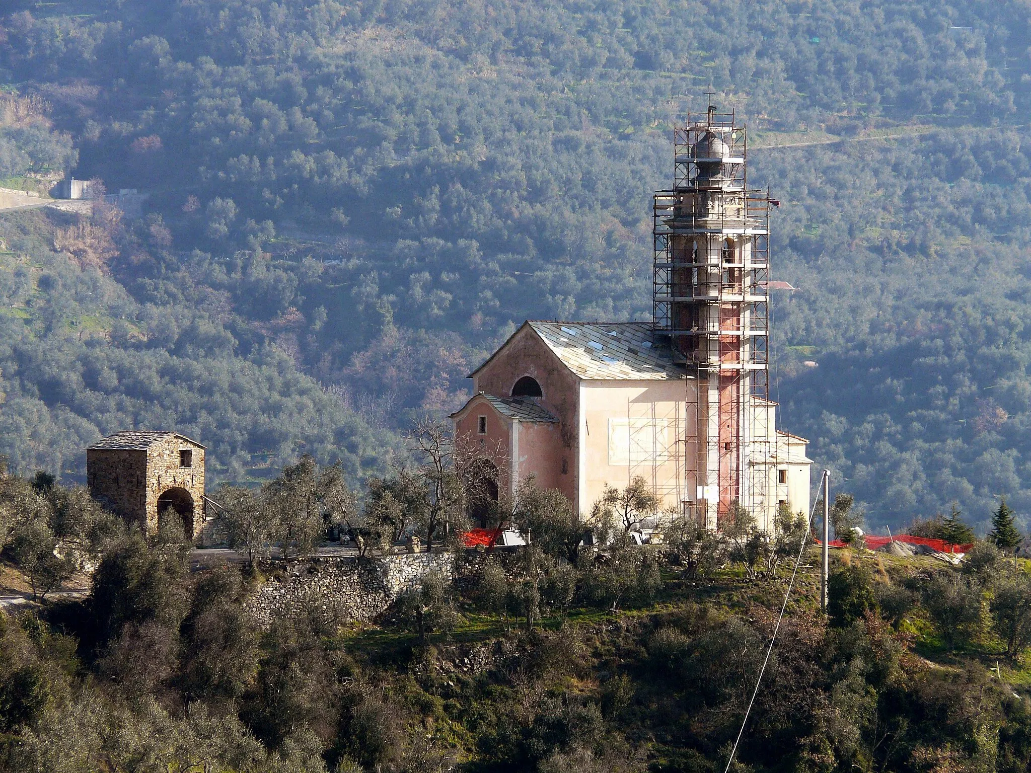 Photo showing: Santuario di Nostra Signora delle Vigne, Caravonica, Liguria, Italia