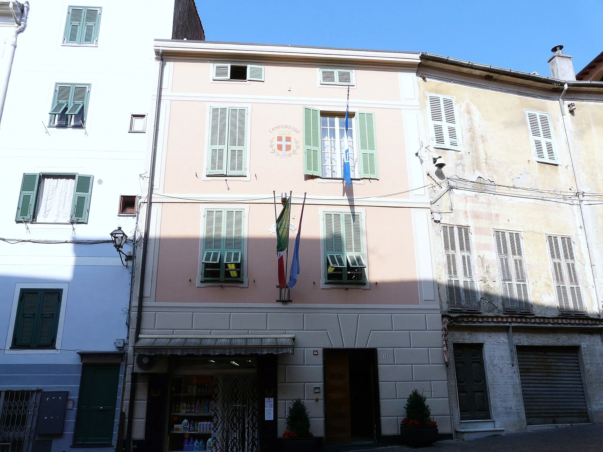 Photo showing: Municipio di Camporosso, Liguria, Italia