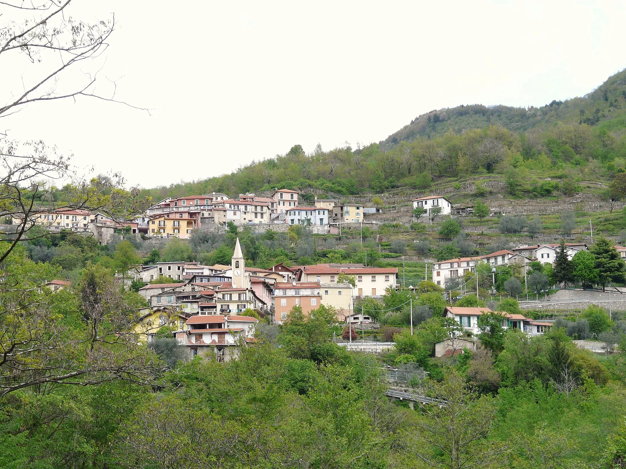 Photo showing: Panorama di Armo, Liguria, Italia