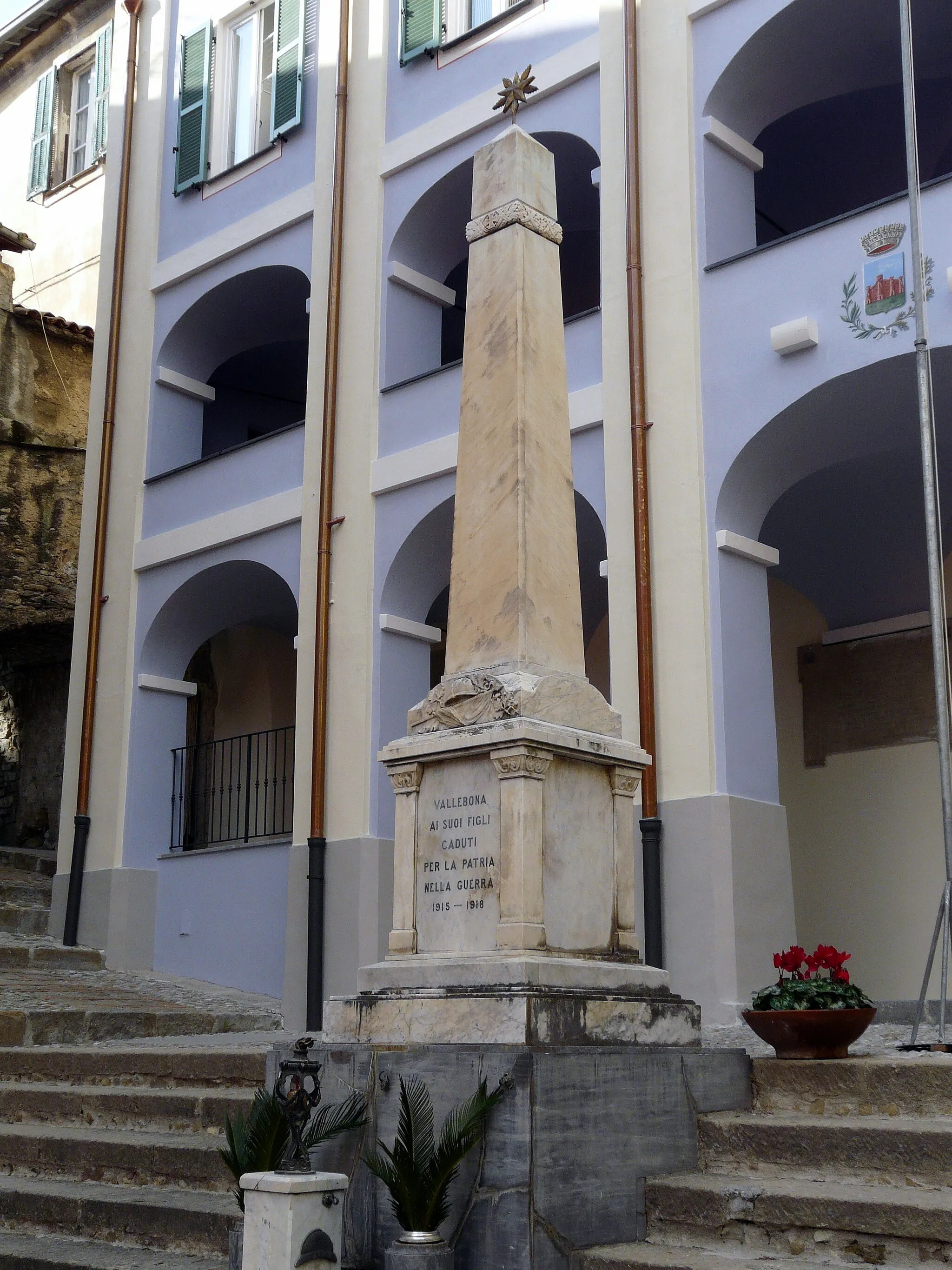 Photo showing: Monumento ai caduti di Vallebona, Liguria, Italia
