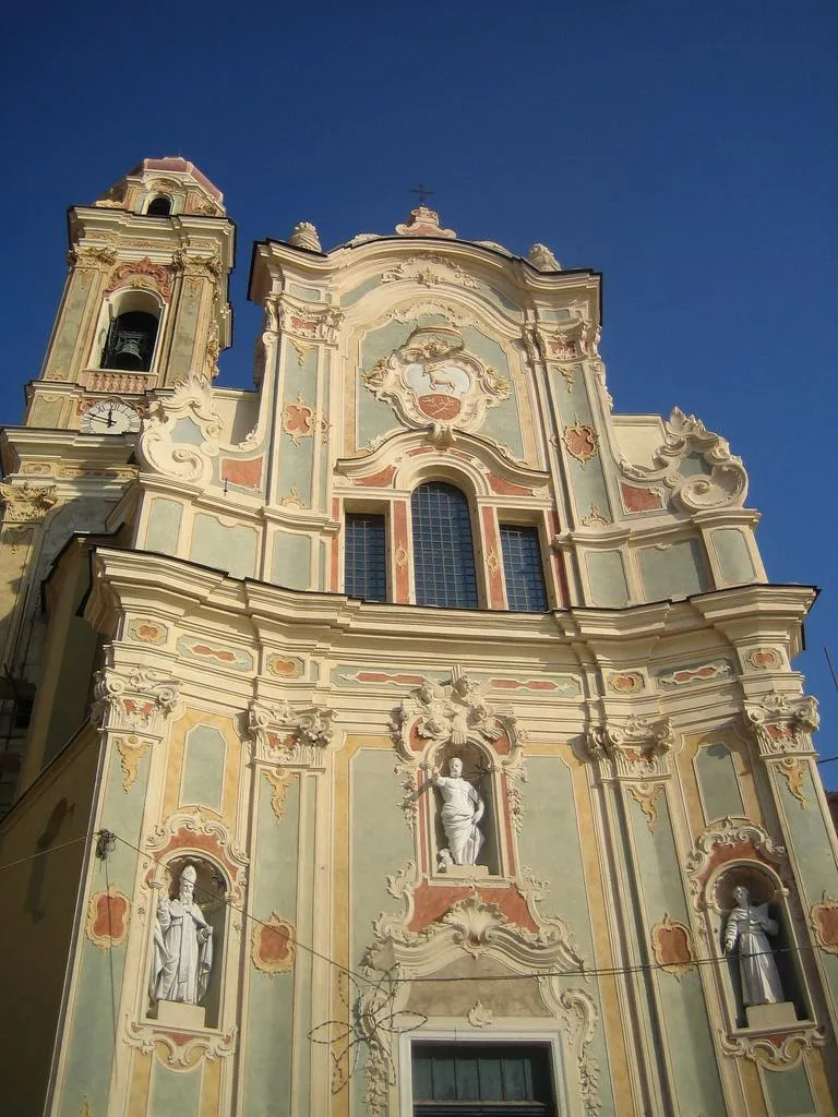 Photo showing: cathedral in cervo, liguria italy