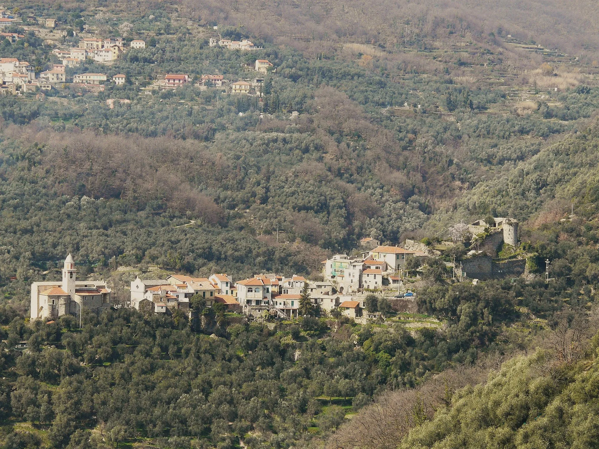 Photo showing: Prelà Castello, Vasia, Liguria, Italia