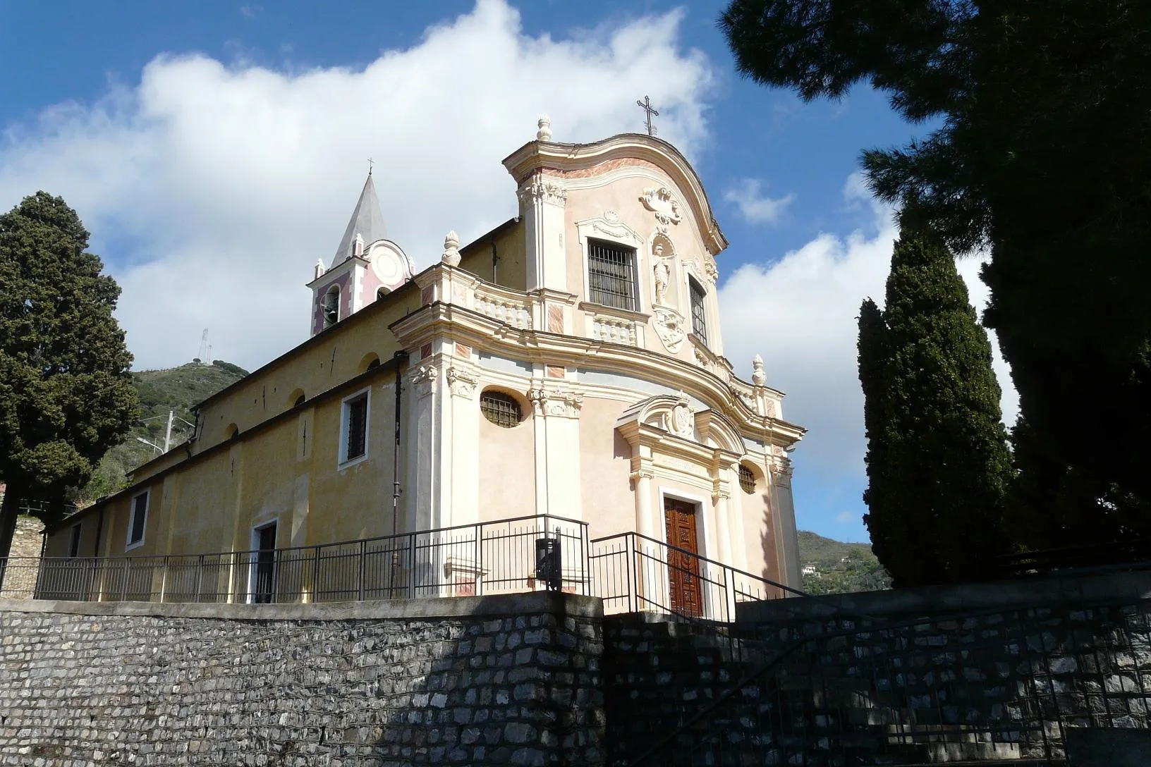 Photo showing: Chiesa di San Sebastiano, Moglio, Alassio, Liguria, Italia