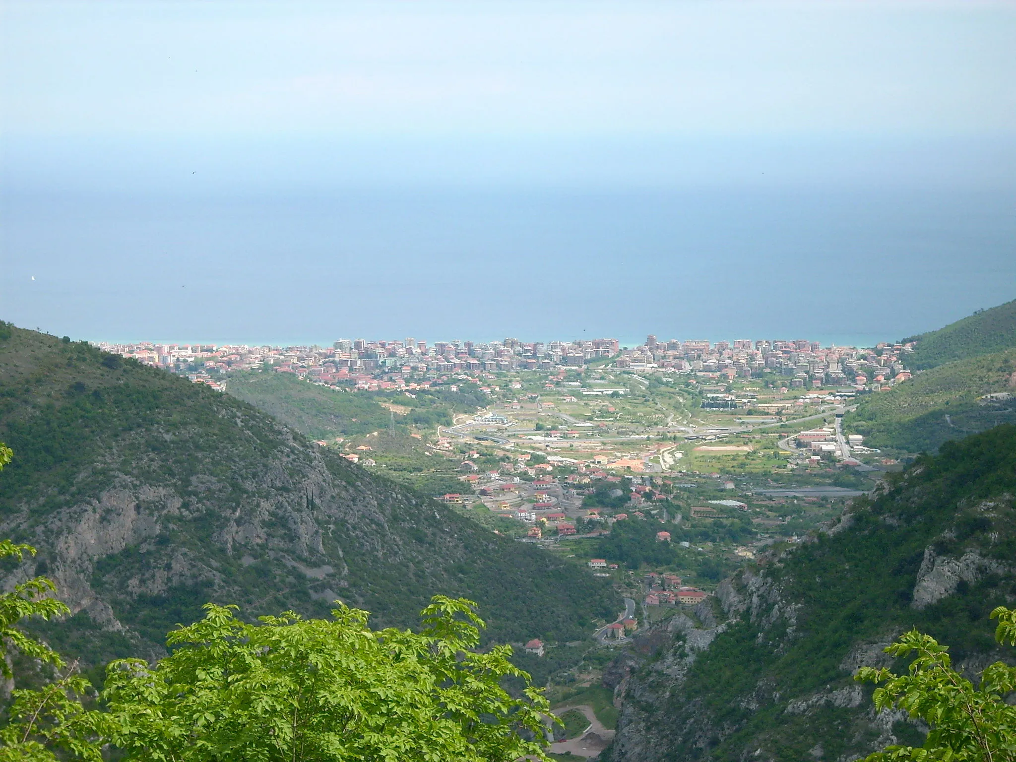 Photo showing: Panorama di Borghetto Santo Spirito, Liguria, Italia