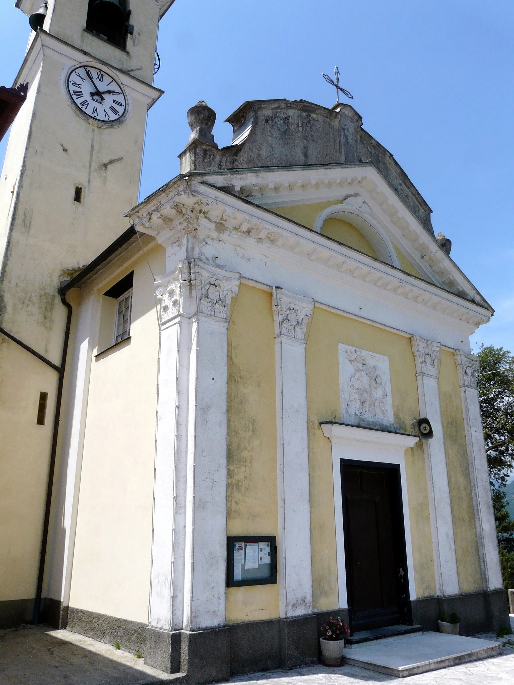Photo showing: La chiesa di San Bartolomeo di Serra, Cicagna, Liguria, Italia