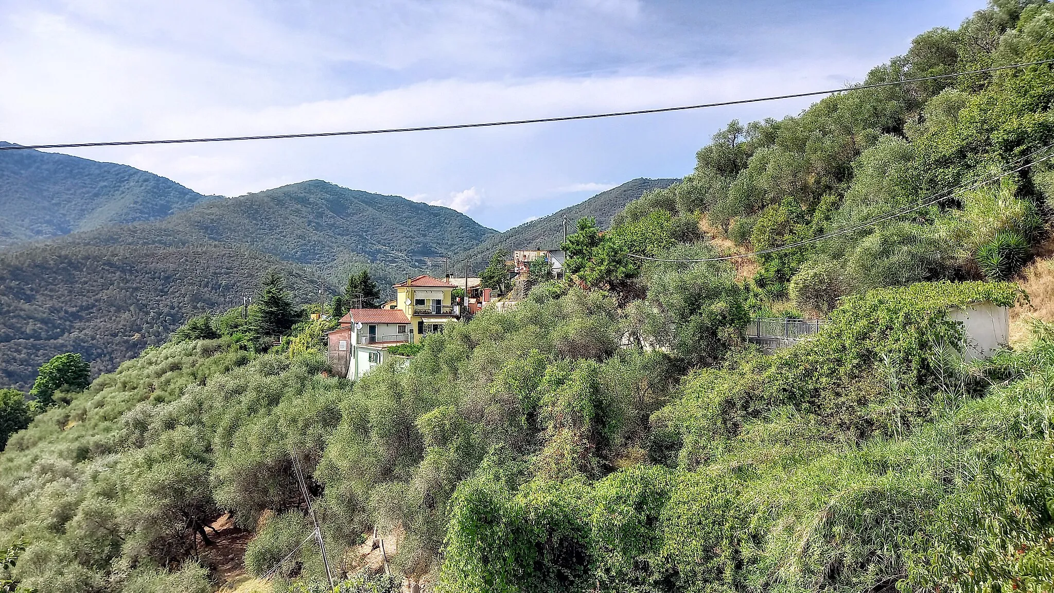 Photo showing: Panorama di Libiola, Sestri Levante, Liguria, Italia