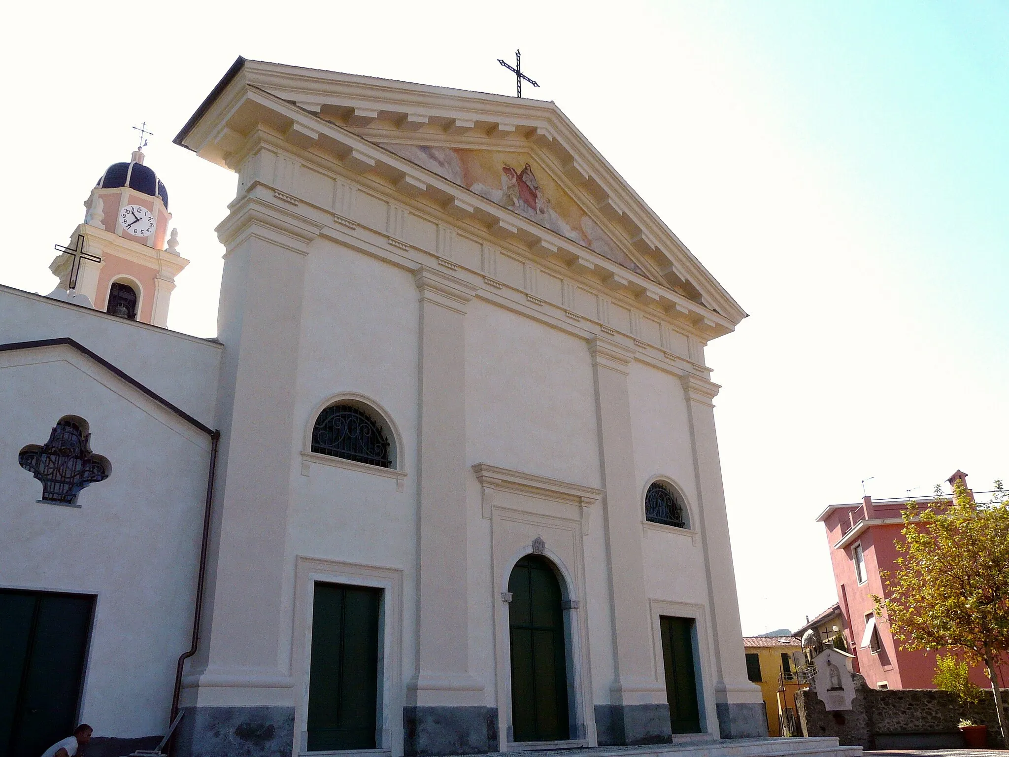 Photo showing: Facciata della chiesa di Santa Sabina nella frazione di Trigoso, Sestri Levante, Liguria, Italia