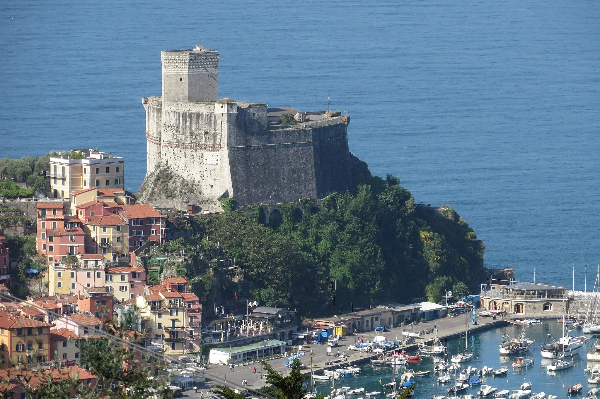 Photo showing: Castle of Lerici, Liguria