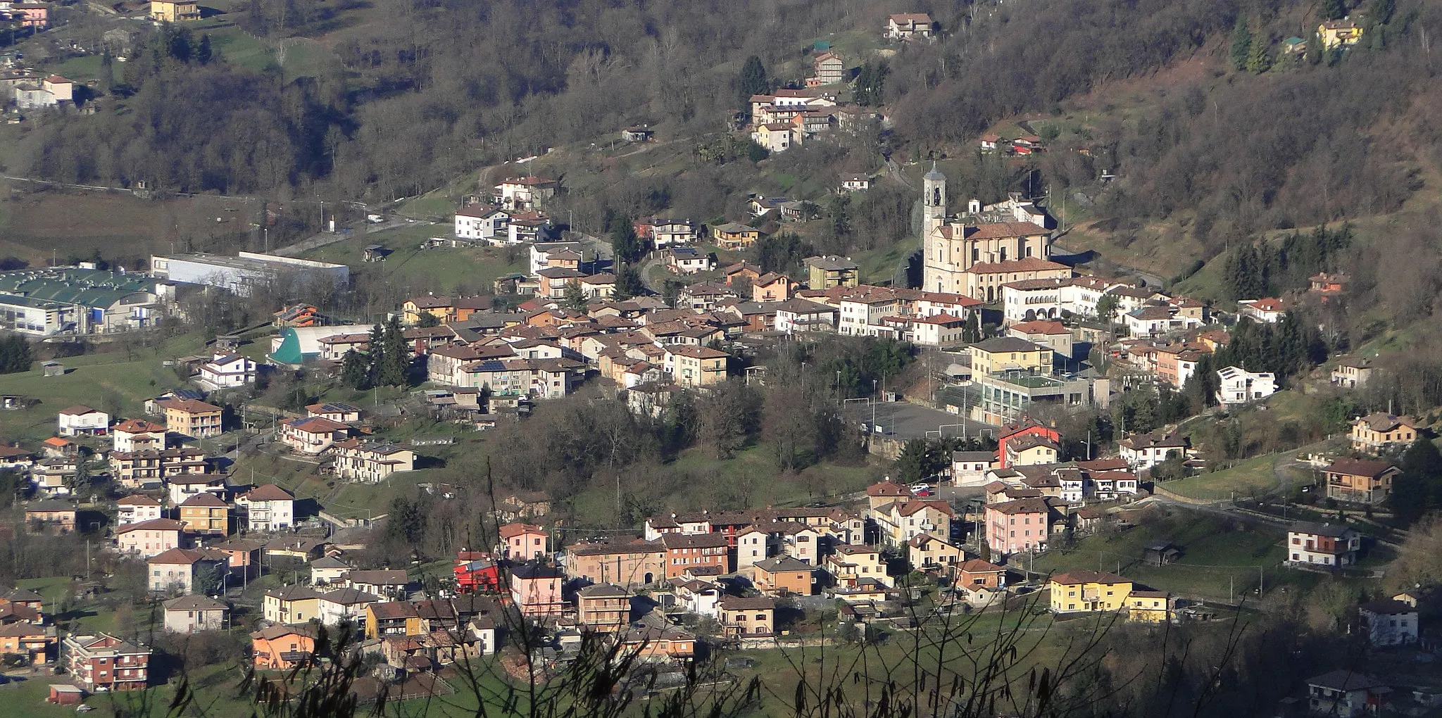 Photo showing: Panorama di Vall'Alta, frazione di Albino (BG)