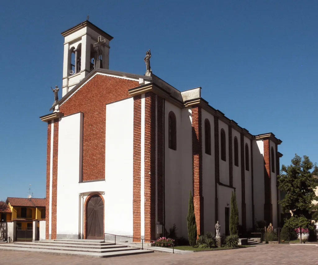 Photo showing: La chiesa parrocchiale di San Leone II a Bargano, fraz. di Villanova del Sillaro