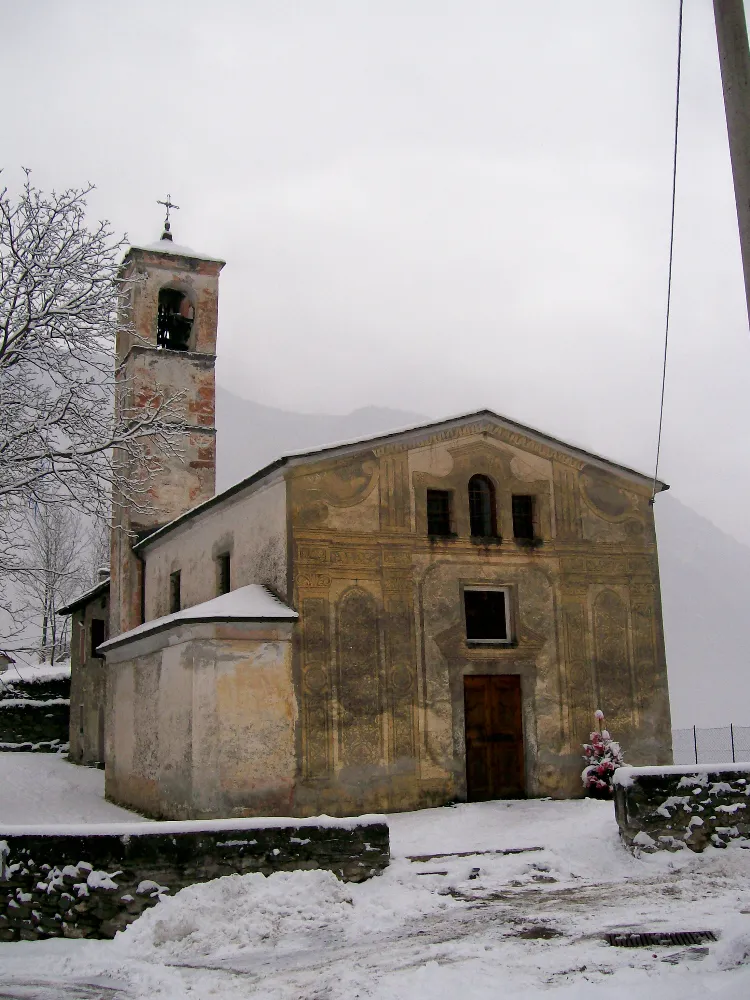 Photo showing: Chiesa di San Pietro apostolo in Cagnoletti imbiancata