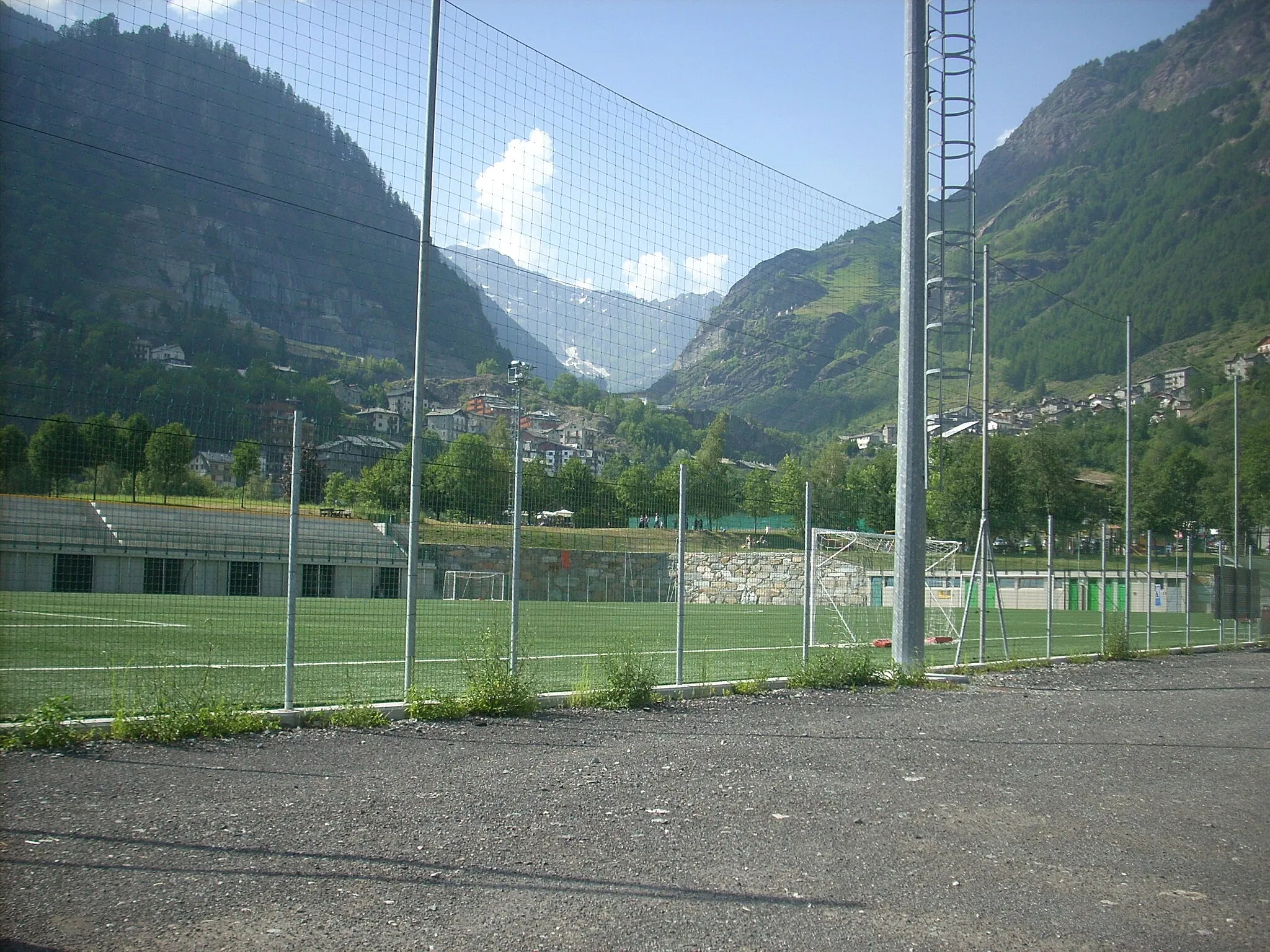 Photo showing: campo sportivo "loc VASSALINI"