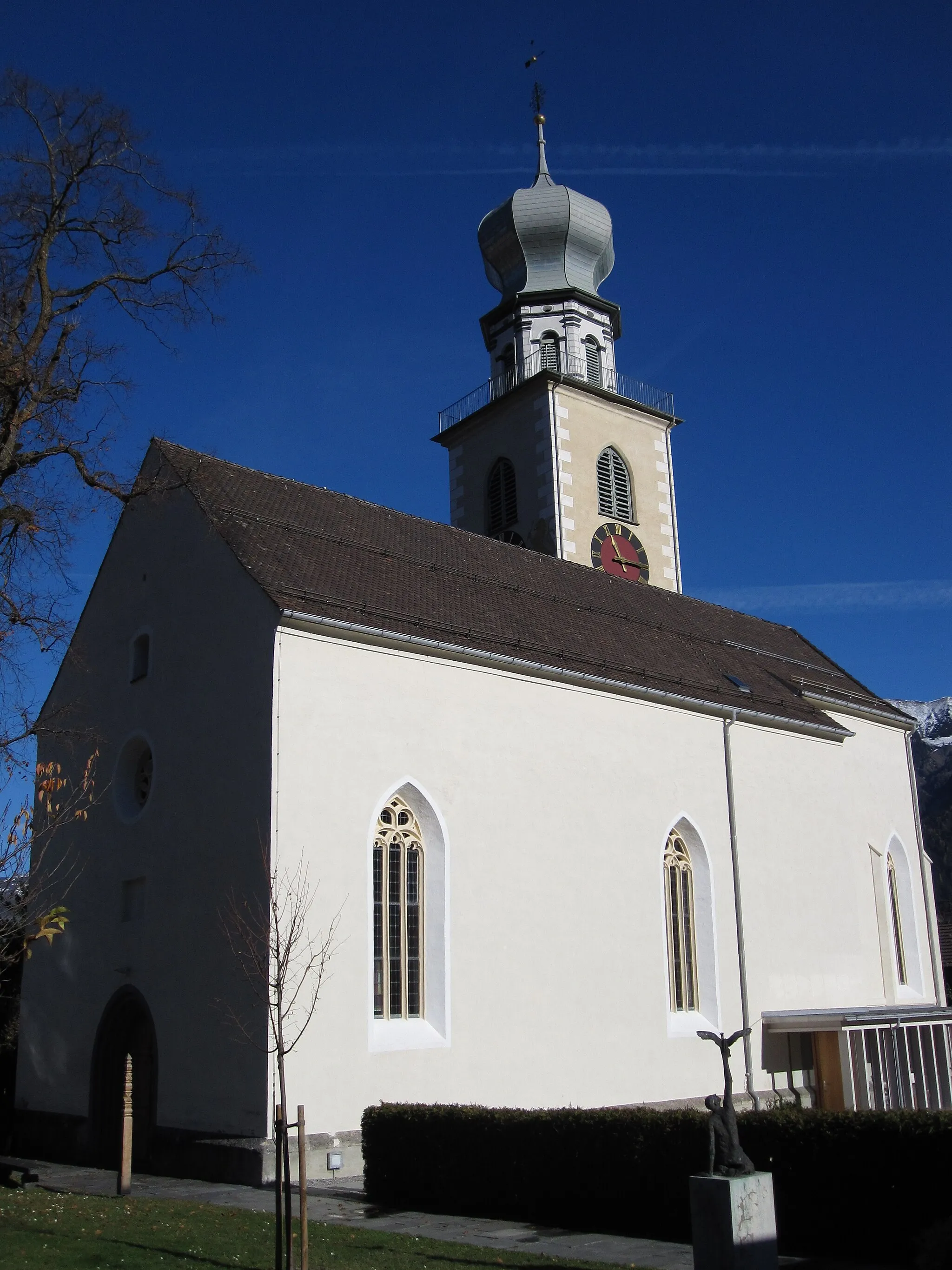 Photo showing: reformierte Kirche in Thusis