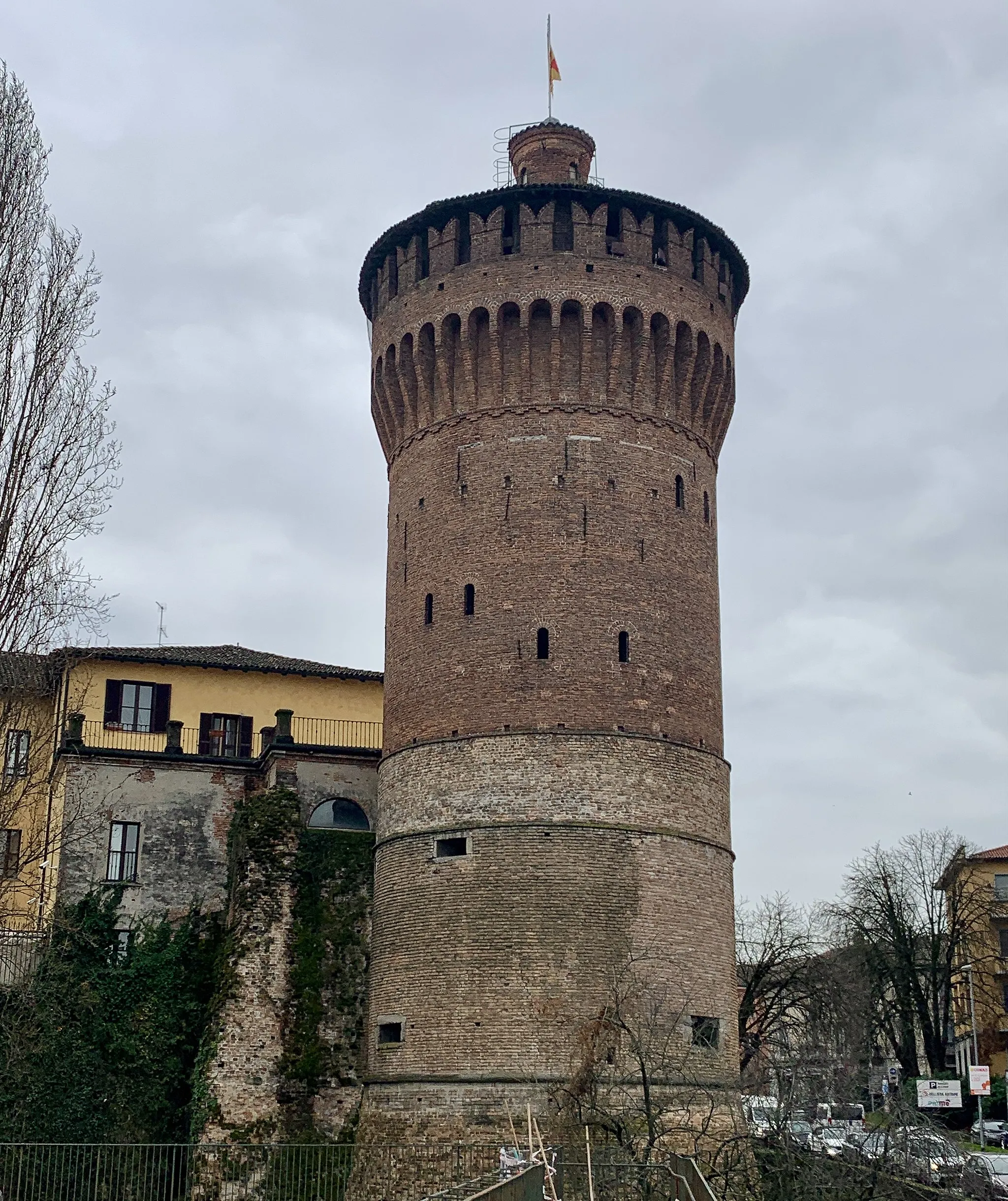 Photo showing: Torrione del Castello Visconteo di Lodi