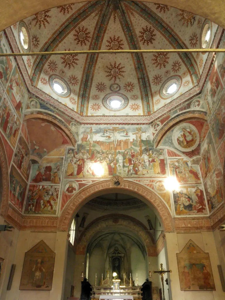 Photo showing: Interno della chiesa di Santa Maria in Bressanoro a Castelleone.