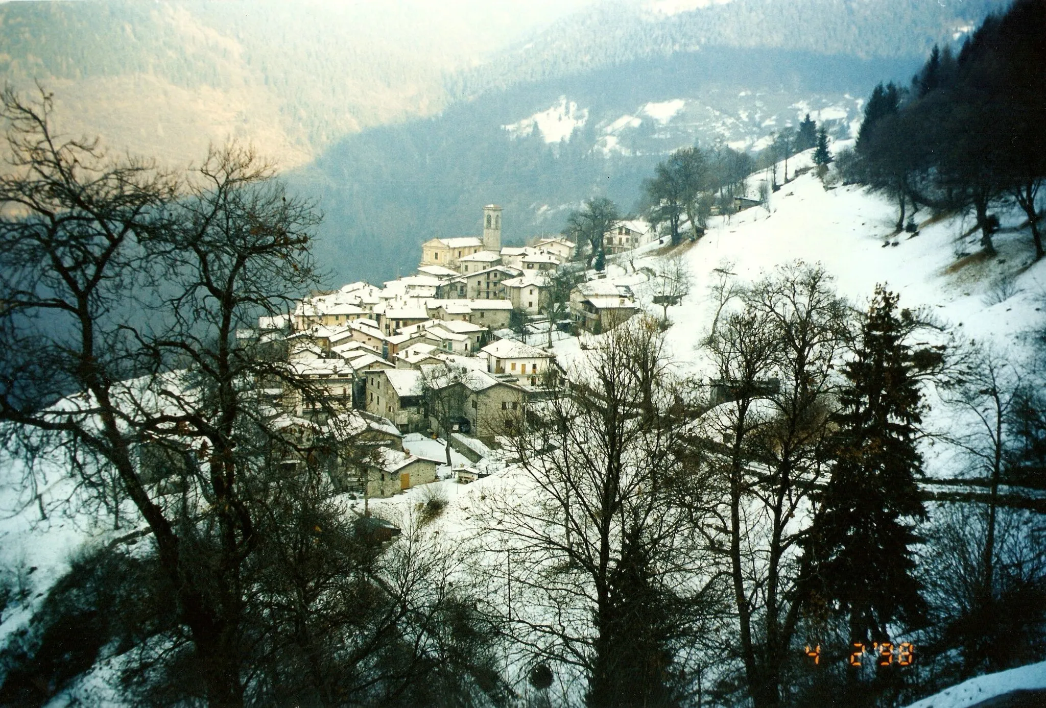 Photo showing: panorama di Fraine di Pisogne