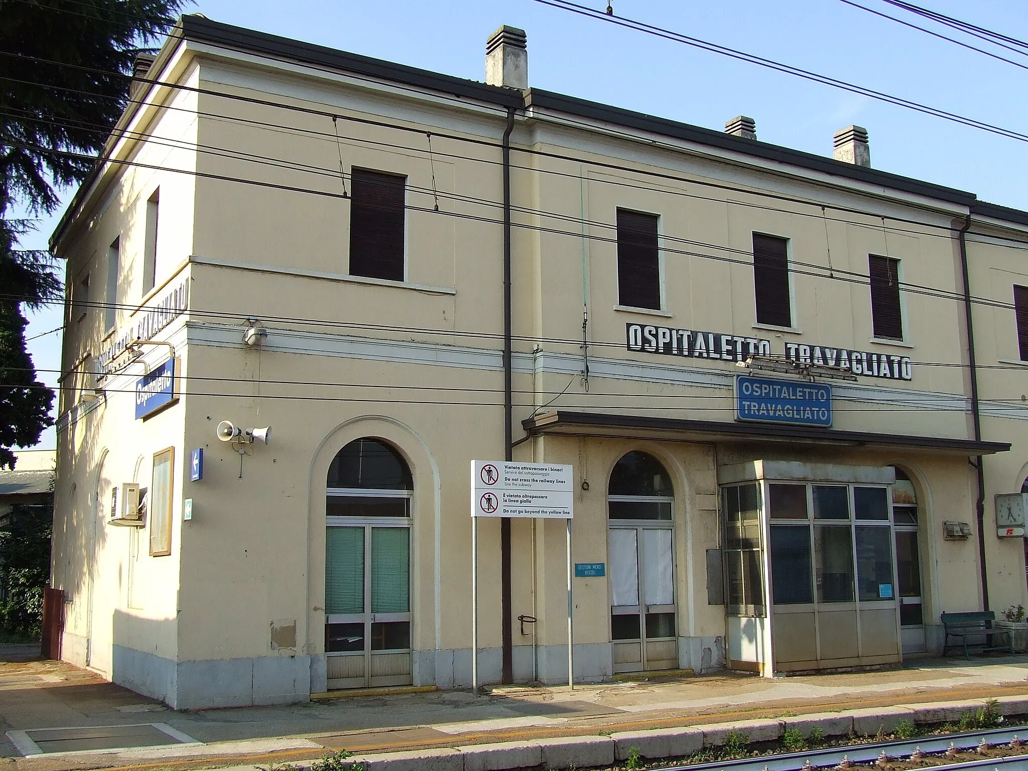 Photo showing: Railway station Ospitaletto-Travagliato