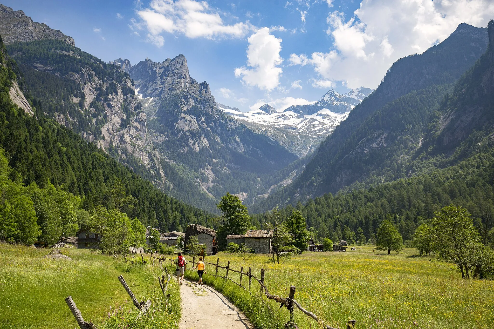 Photo showing: Bagni di Masino - Pizzo Badile - Val di Mello - Val Torrone - Piano di Preda Rossa (Q47483391)