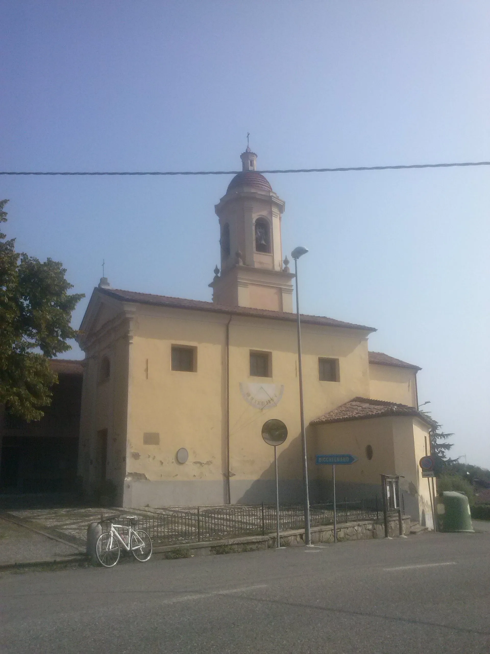 Photo showing: Church of Bicchignano (municipality of Vigolzone, Piacenza, Italy) dedicated to Mary Immaculate