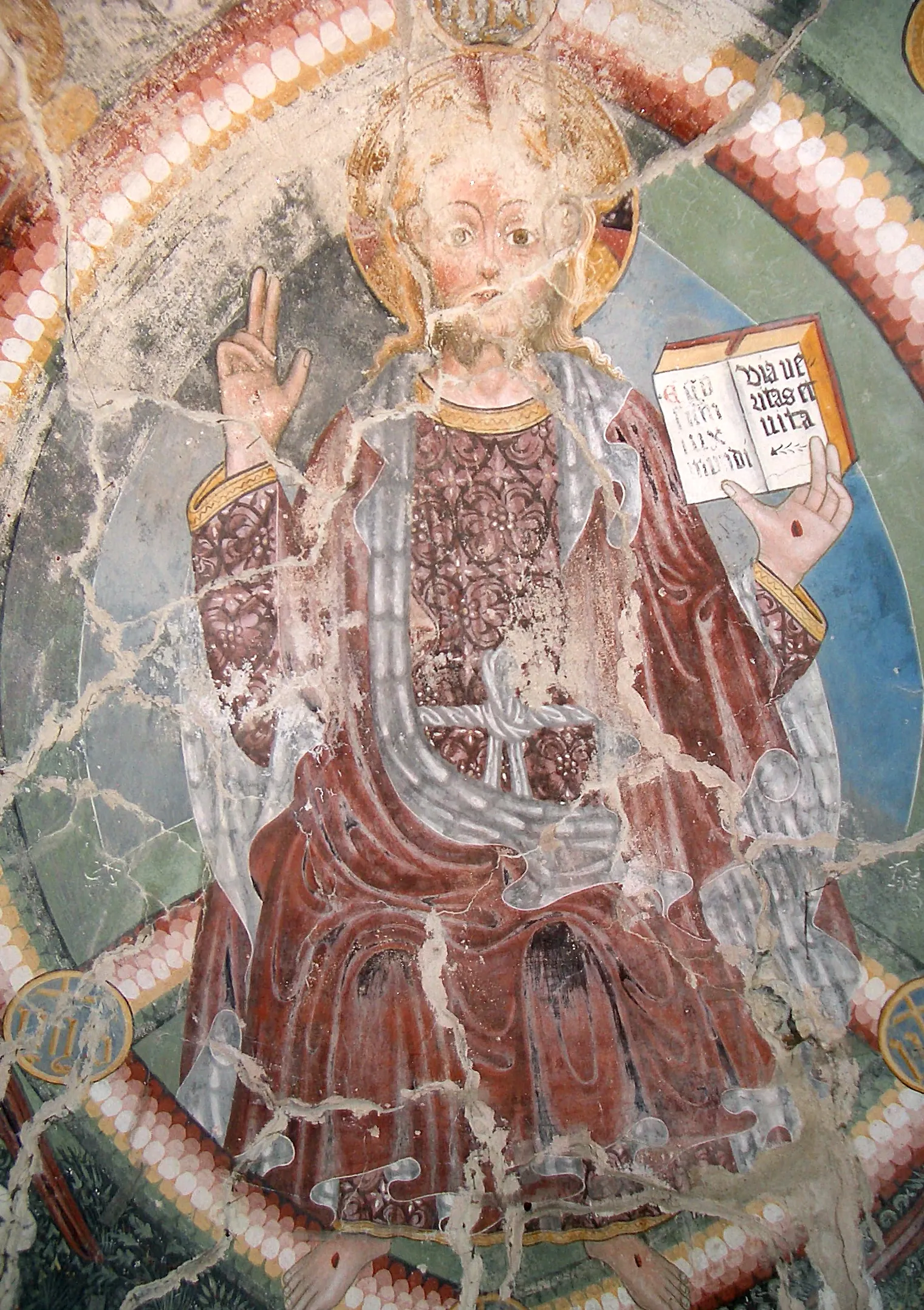 Photo showing: Giovanni de Campo, God the Father, frescoes of the apse, 1461, Caltignaga, Chiesa dei Santi Nazzaro e Celso (Sologno)