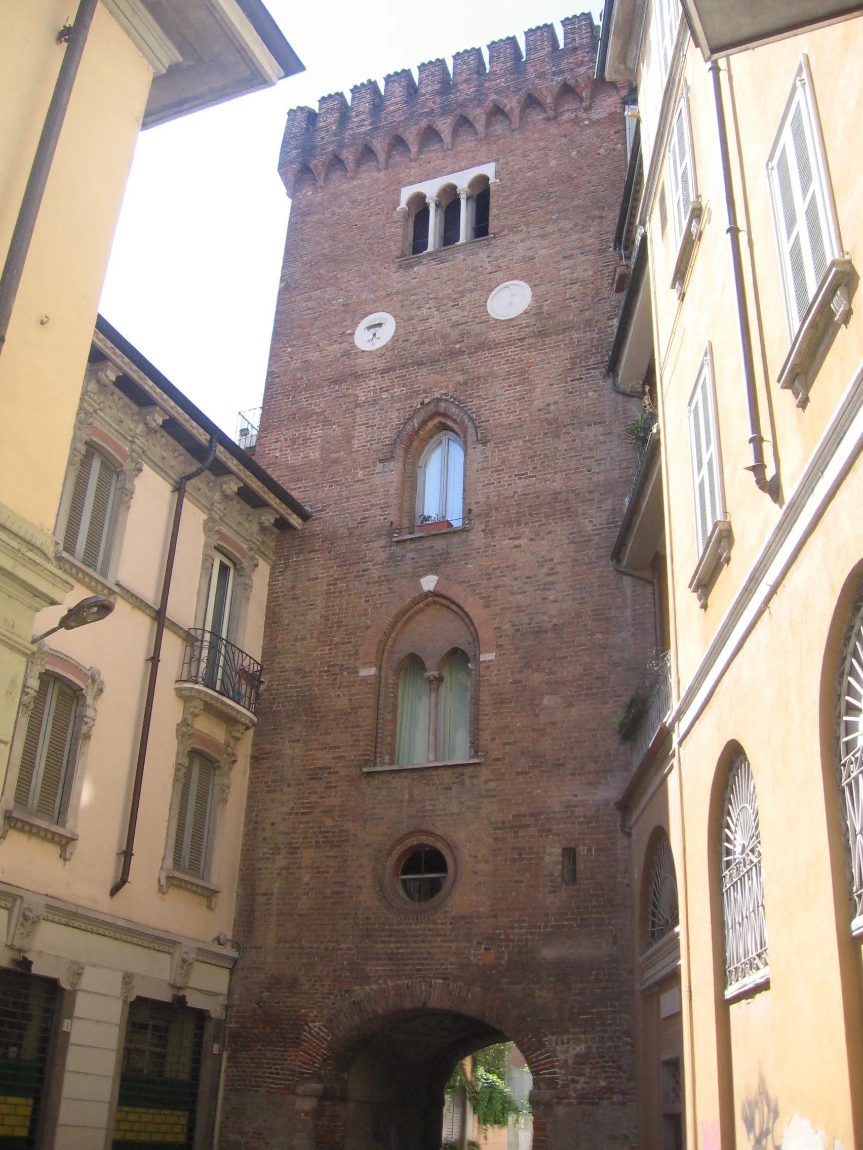 Photo showing: Theodelinda's tower in Monza.