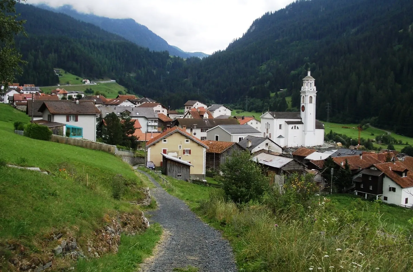 Photo showing: Tinizong GR, Switzerland