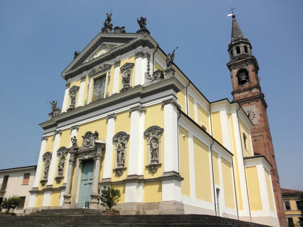 Photo showing: Chiesa parrocchiale di Vaiano Cremasco