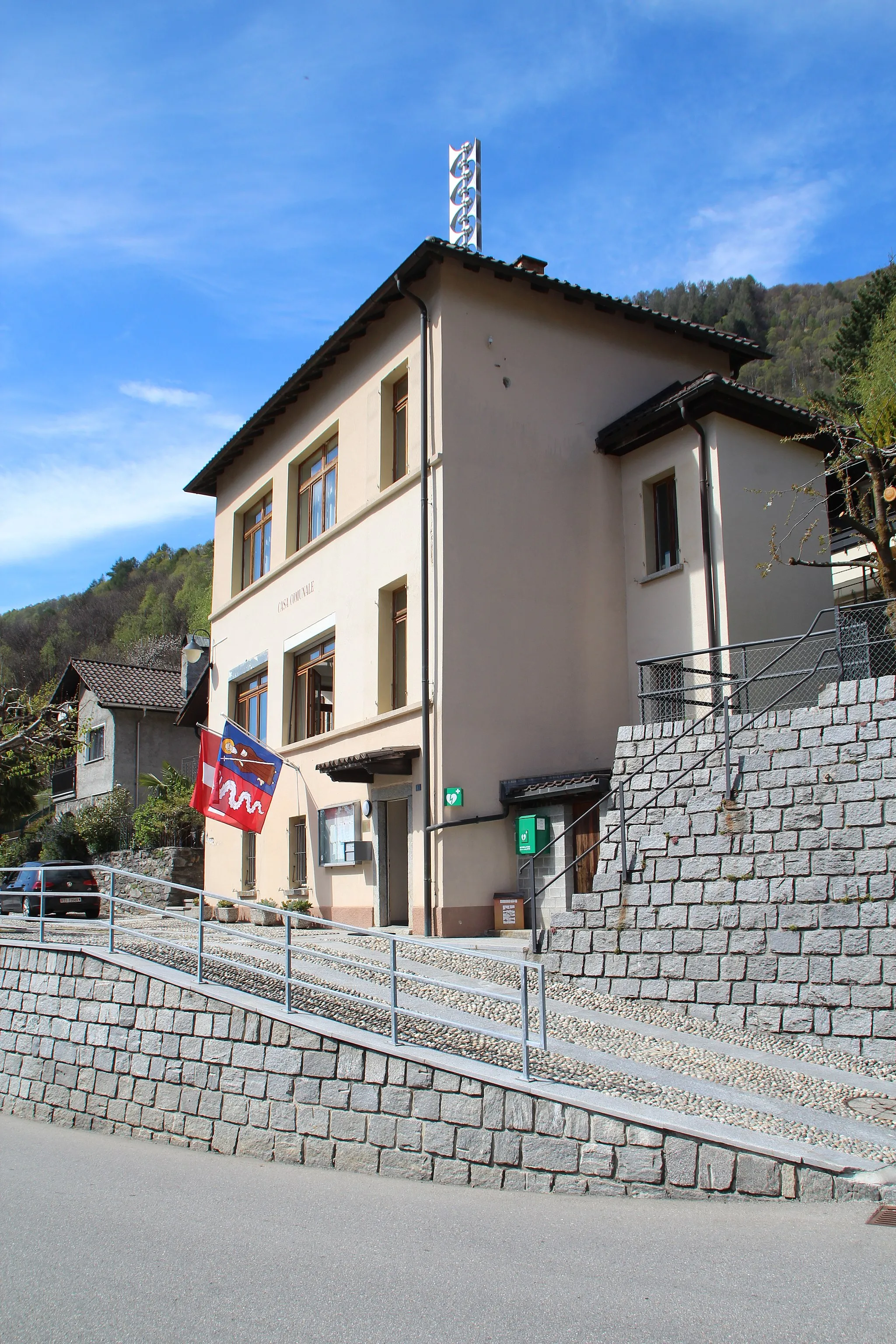 Photo showing: Gemeindehaus von de:Sant'Antonio TI