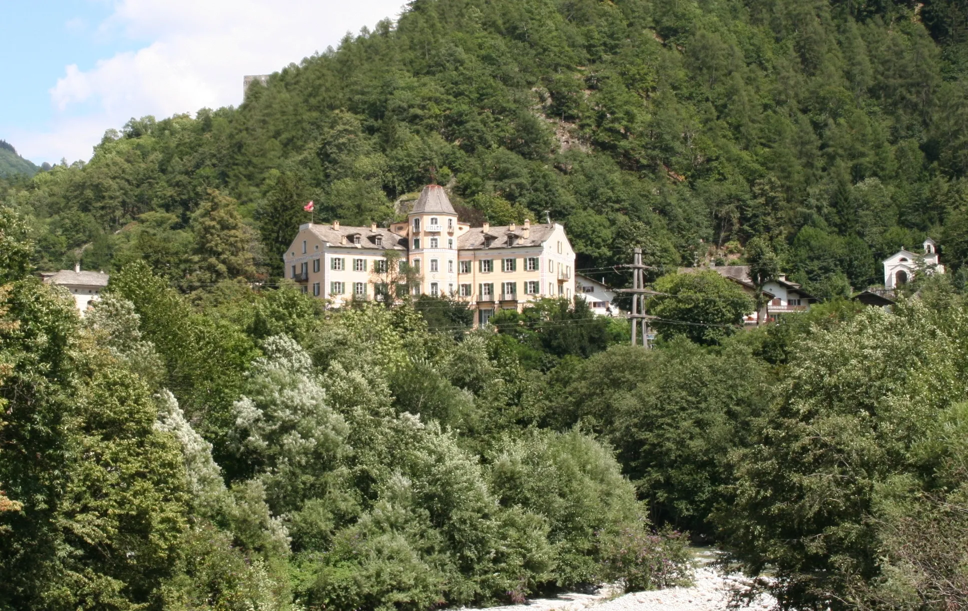 Photo showing: de:Hotel Bregaglia in Promontogno