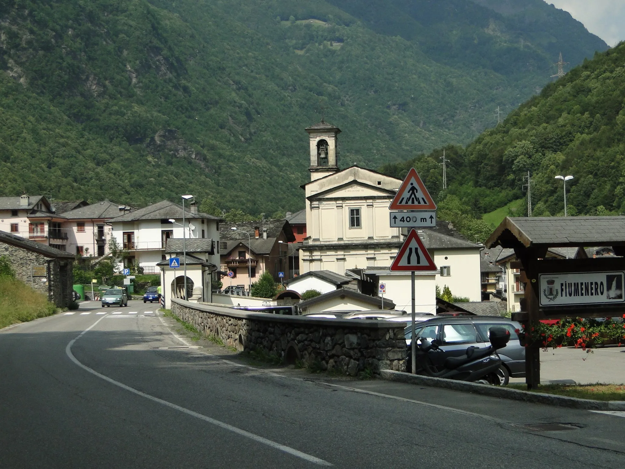 Photo showing: Fiumenero, fraz. di Valbondione (BG). Panorama